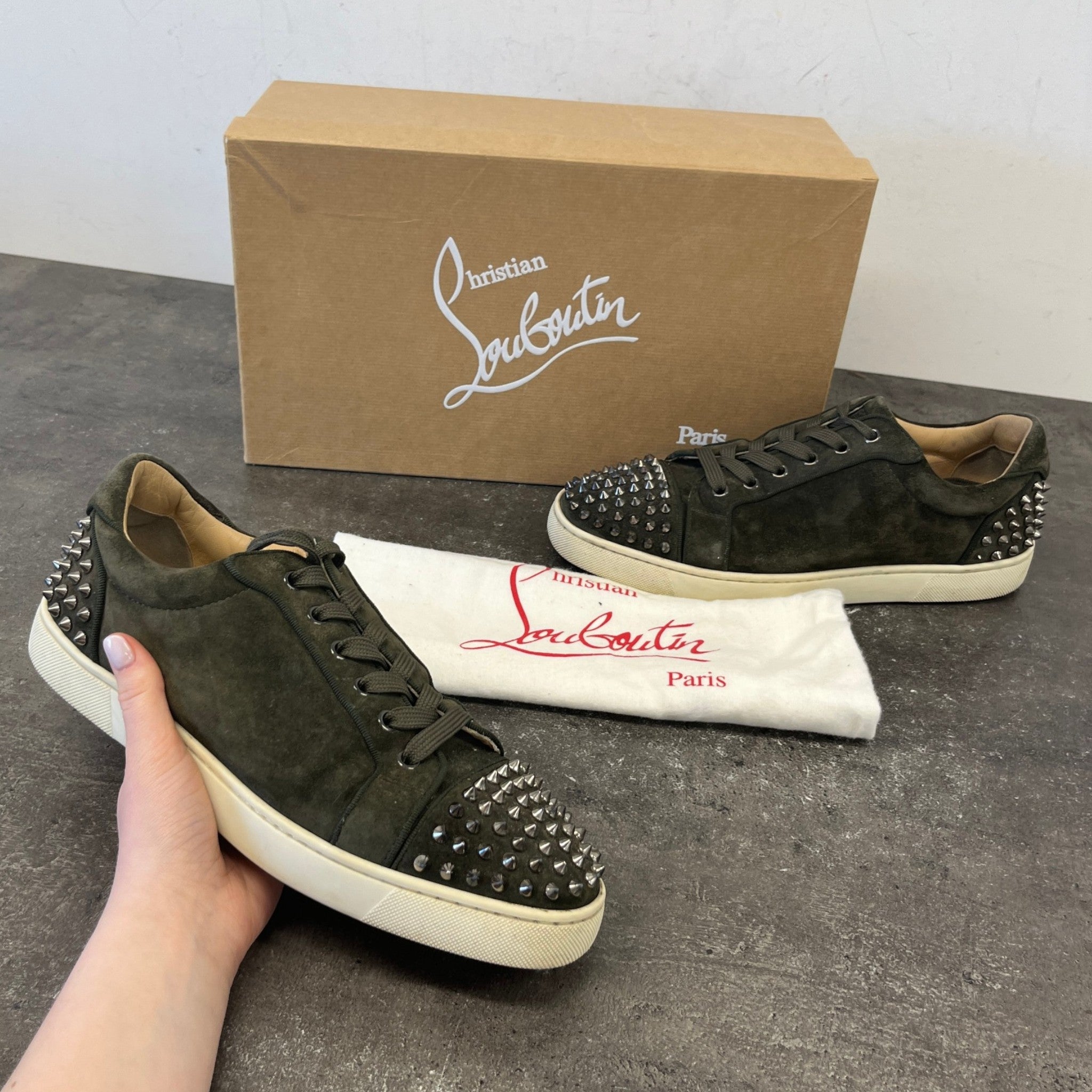Men's Seavaste 2 Orlato Low Trainers Khaki Size EU 41.5 / UK 7.5