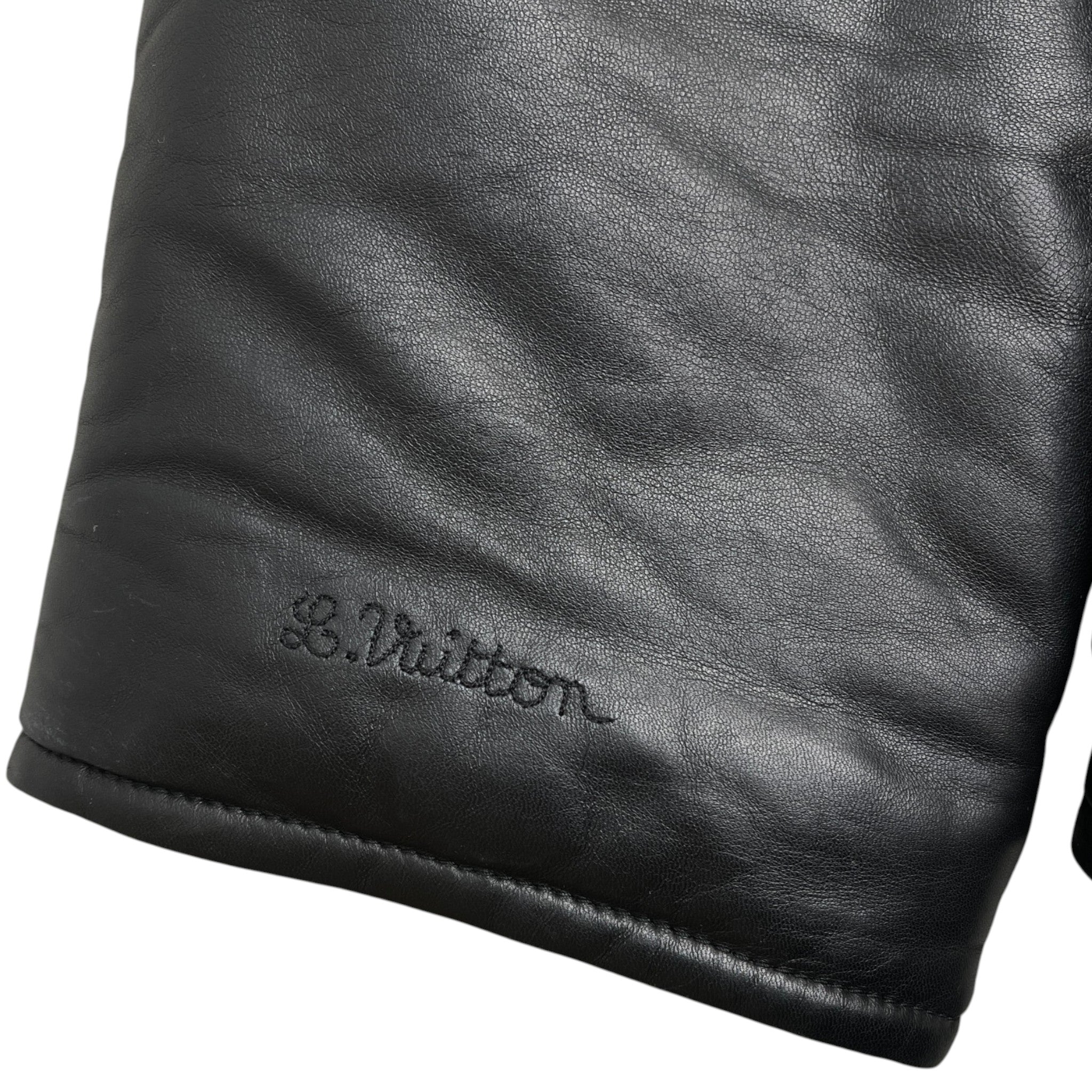 Men's 2021 Lamb Leather Moto Jacket Black Size IT 58 / XXXXL