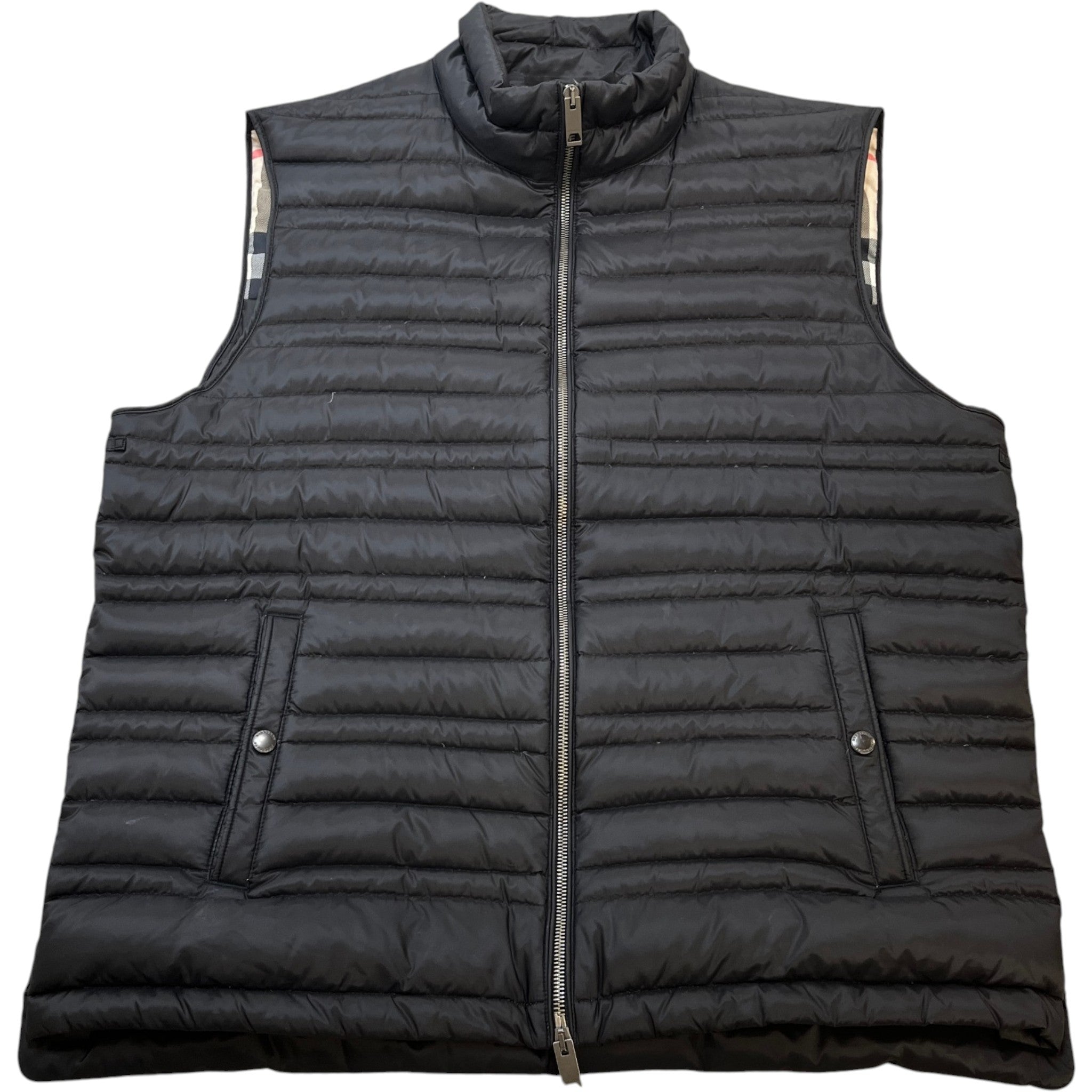 Men's Quilted Gilet Black Size IT 54 / XXL