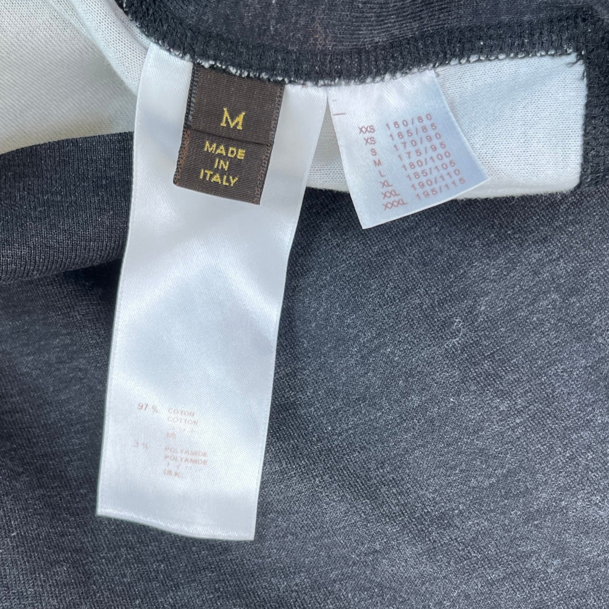 Men's Embossed Lv Zip Up Hoodie Grey Size M