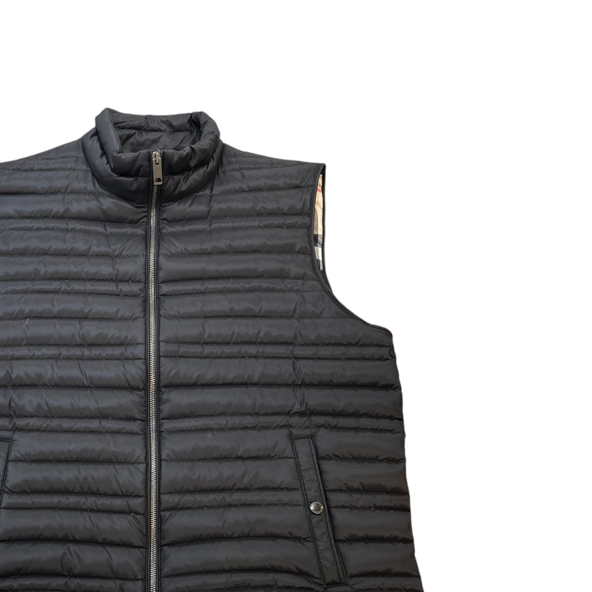 Men's Quilted Gilet Black Size IT 54 / XXL