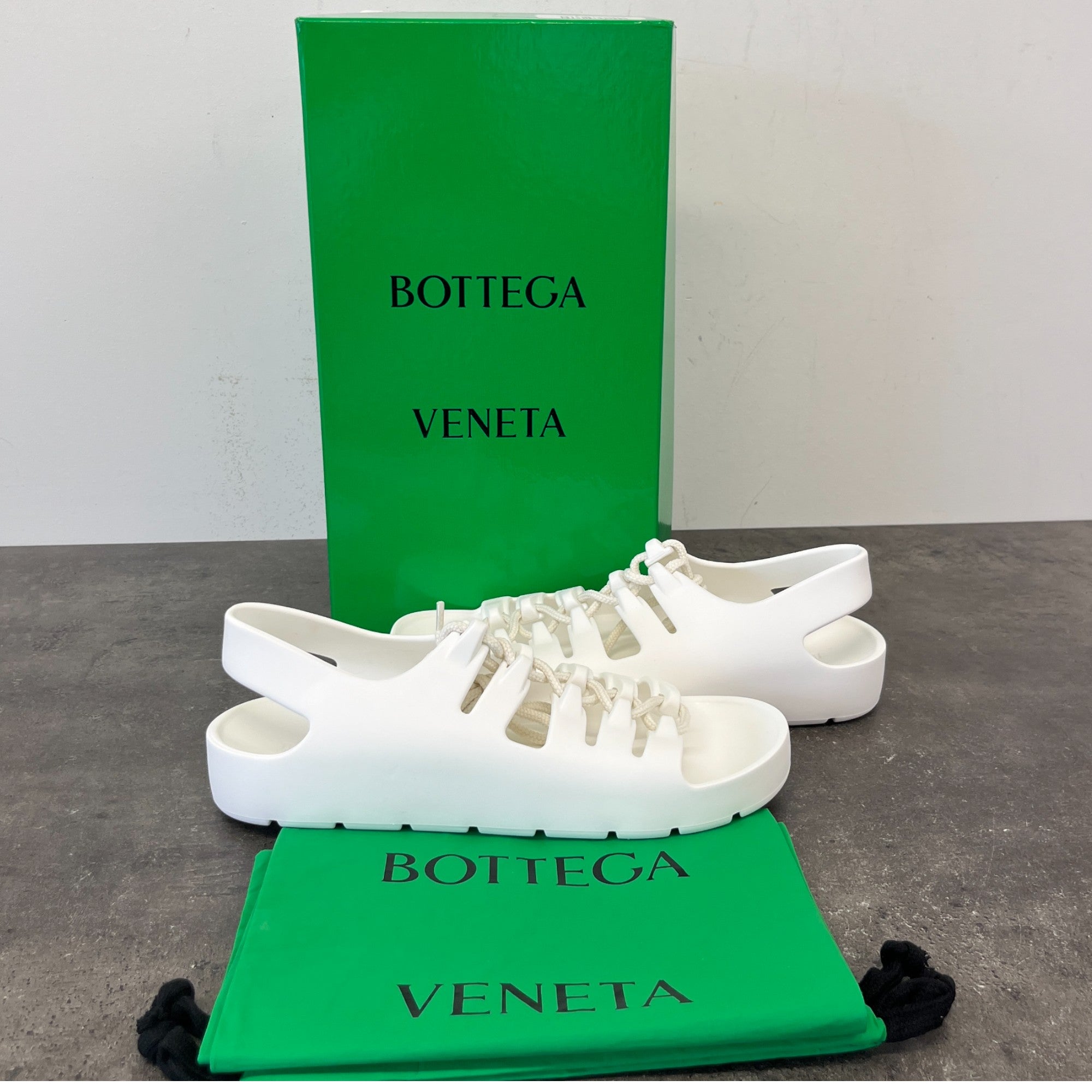 Women's Jelly Lace Slingback Slides White Size EU 37 / UK 4