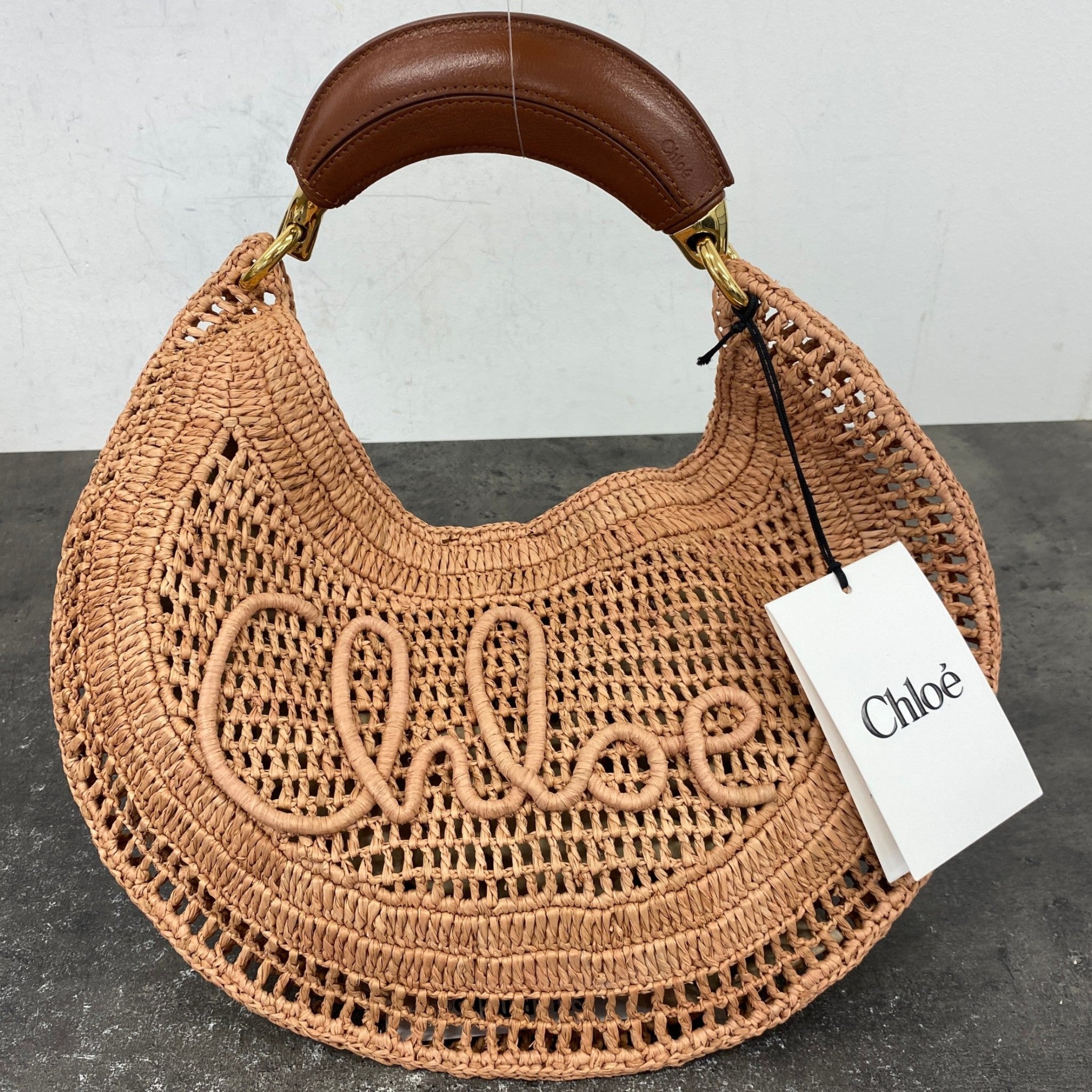 Women's Summer Banana Hobo Bag Brown
