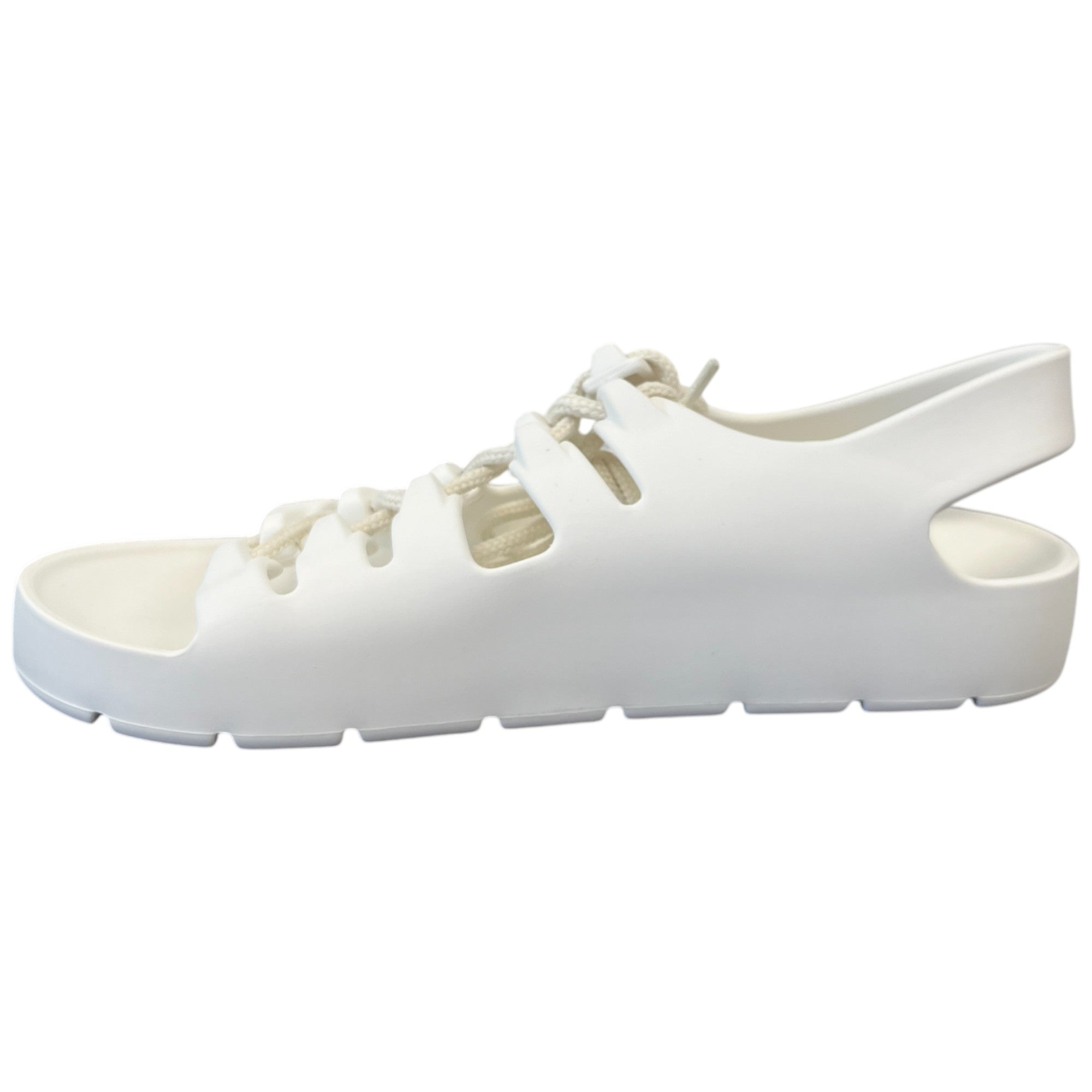 Women's Jelly Lace Slingback Slides White Size EU 37 / UK 4