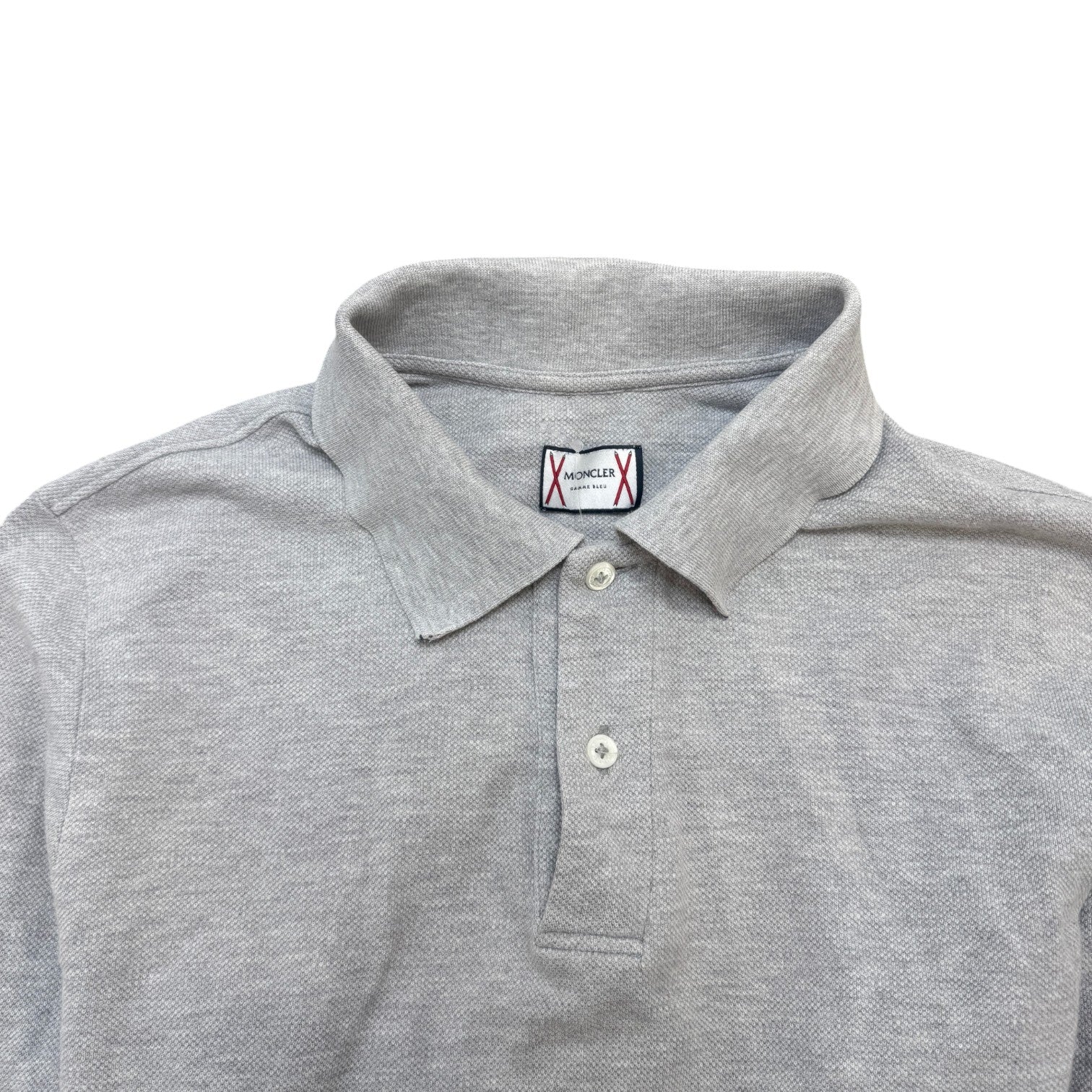 Men's Maglia Polo Shirt Grey Size S