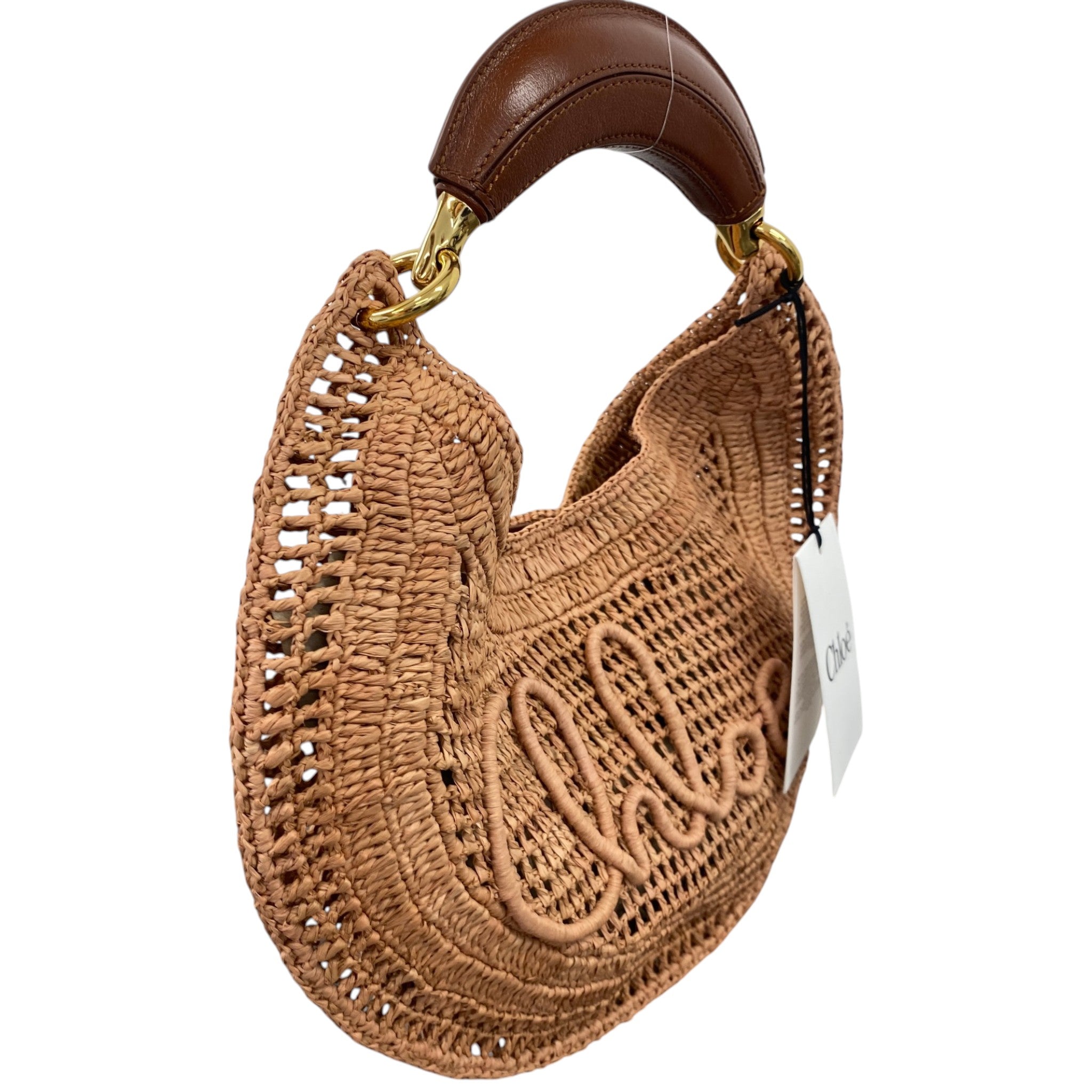 Women's Summer Banana Hobo Bag Brown