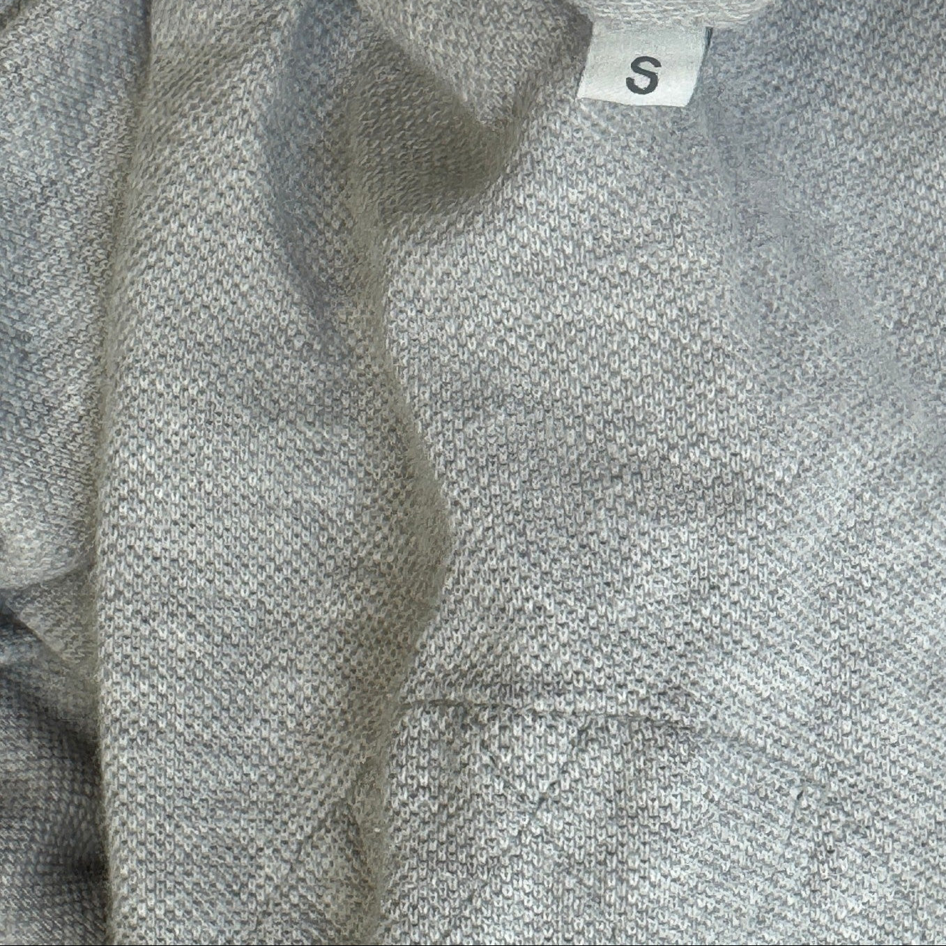 Men's Maglia Polo Shirt Grey Size S
