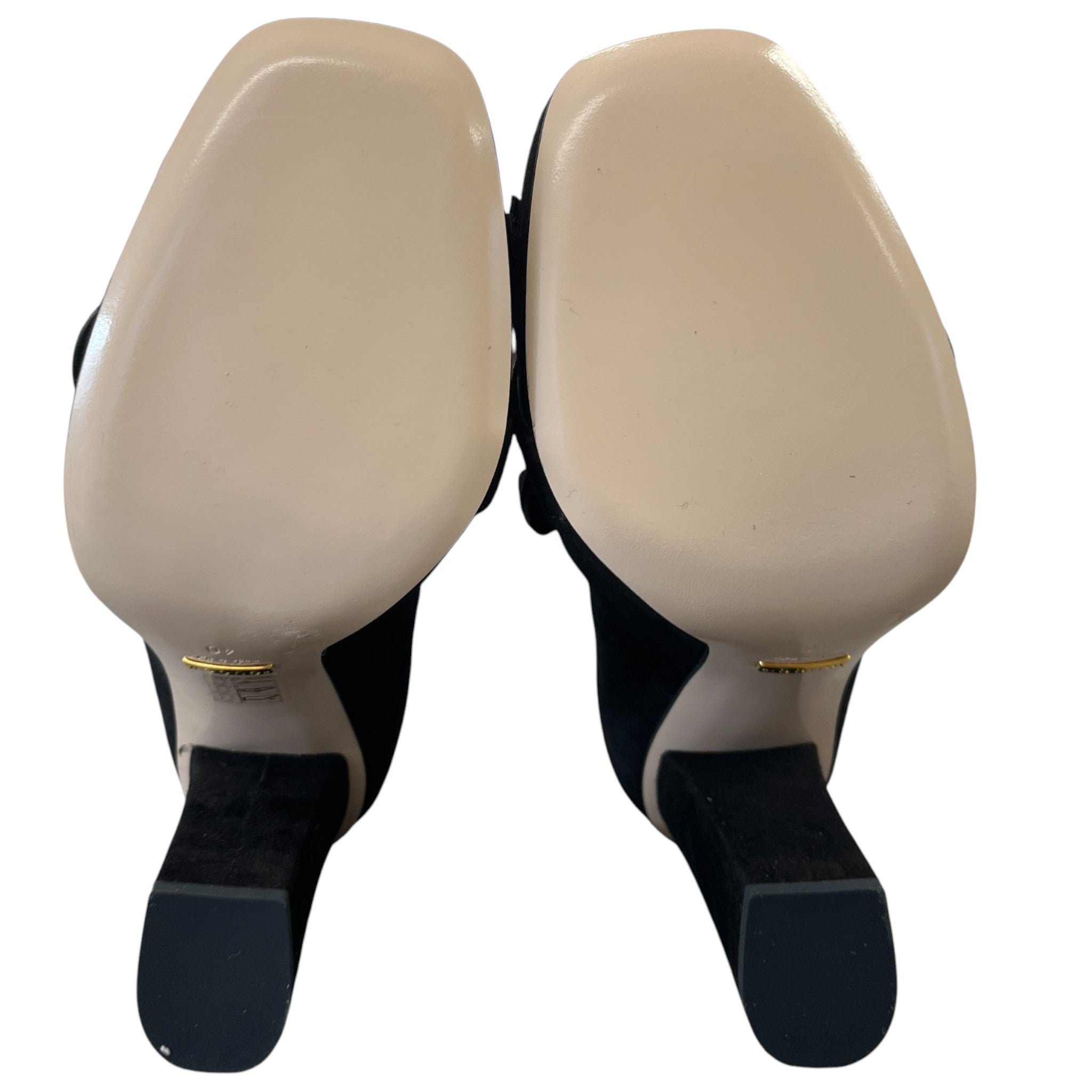 Women's Gg Marmont Fringed Heels Black Size EU 40 / UK 7