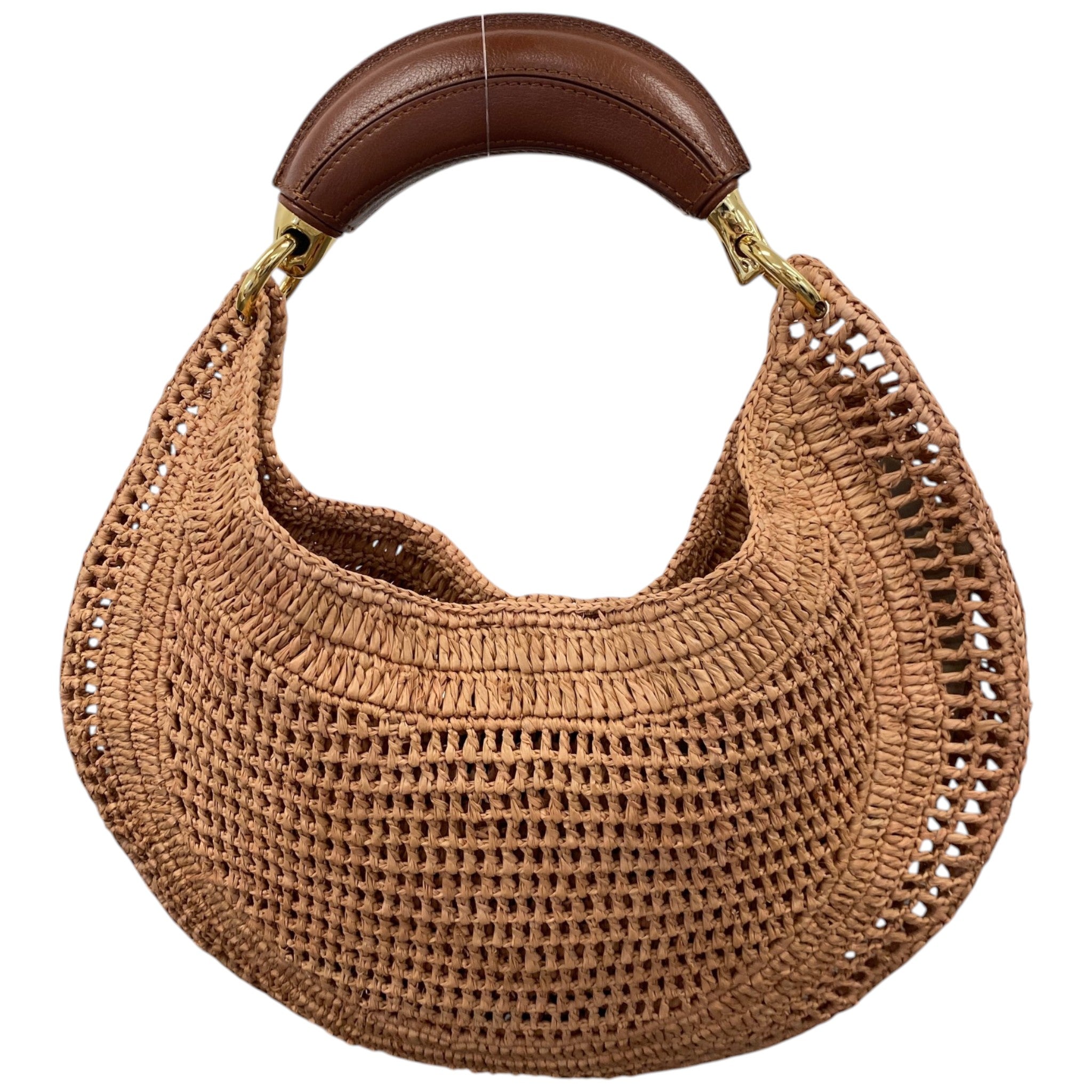 Women's Summer Banana Hobo Bag Brown