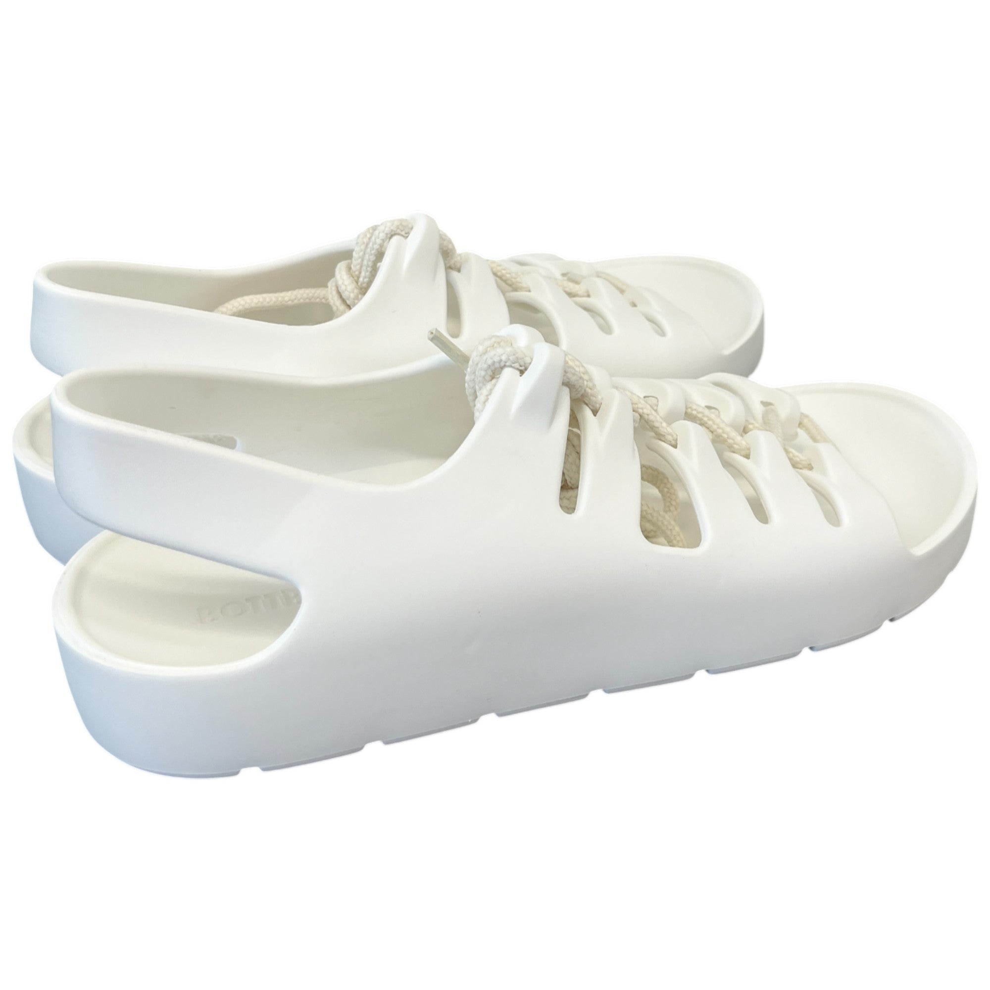 Women's Jelly Lace Slingback Slides White Size EU 37 / UK 4