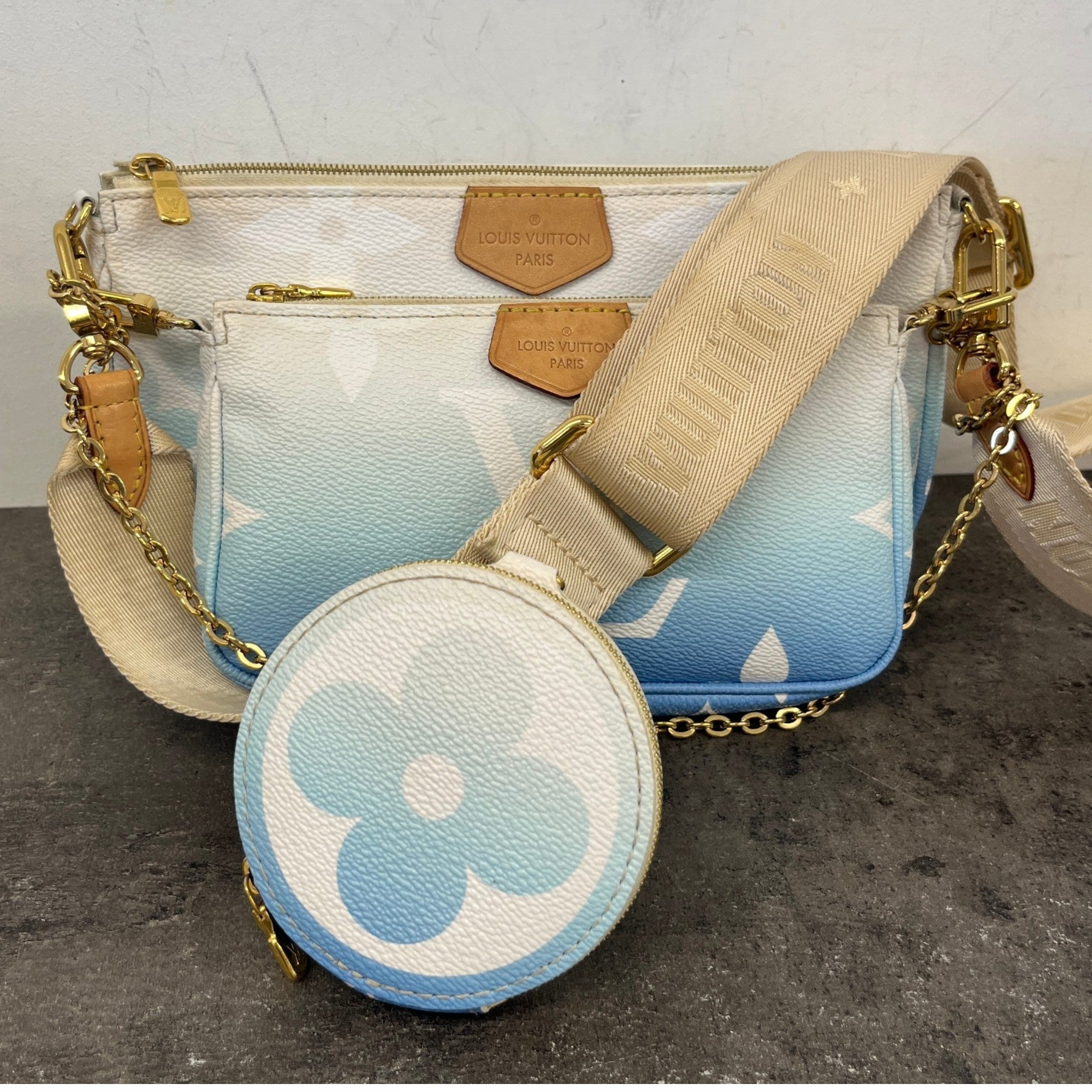 Women's Multi Pochette Accessoires Bag Blue