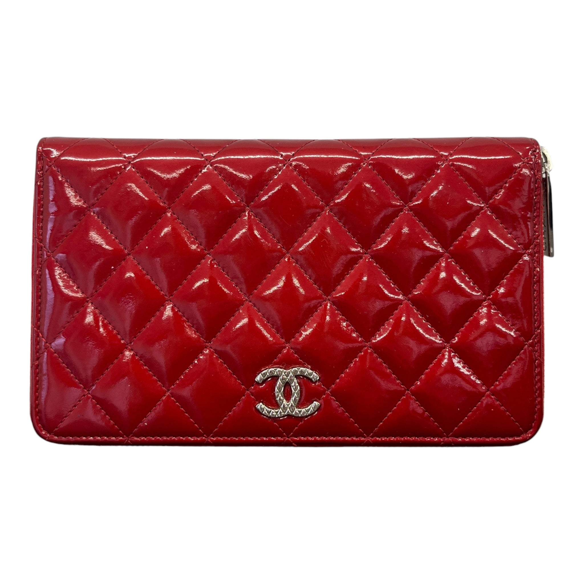 Women's Zip-Around Purse Red