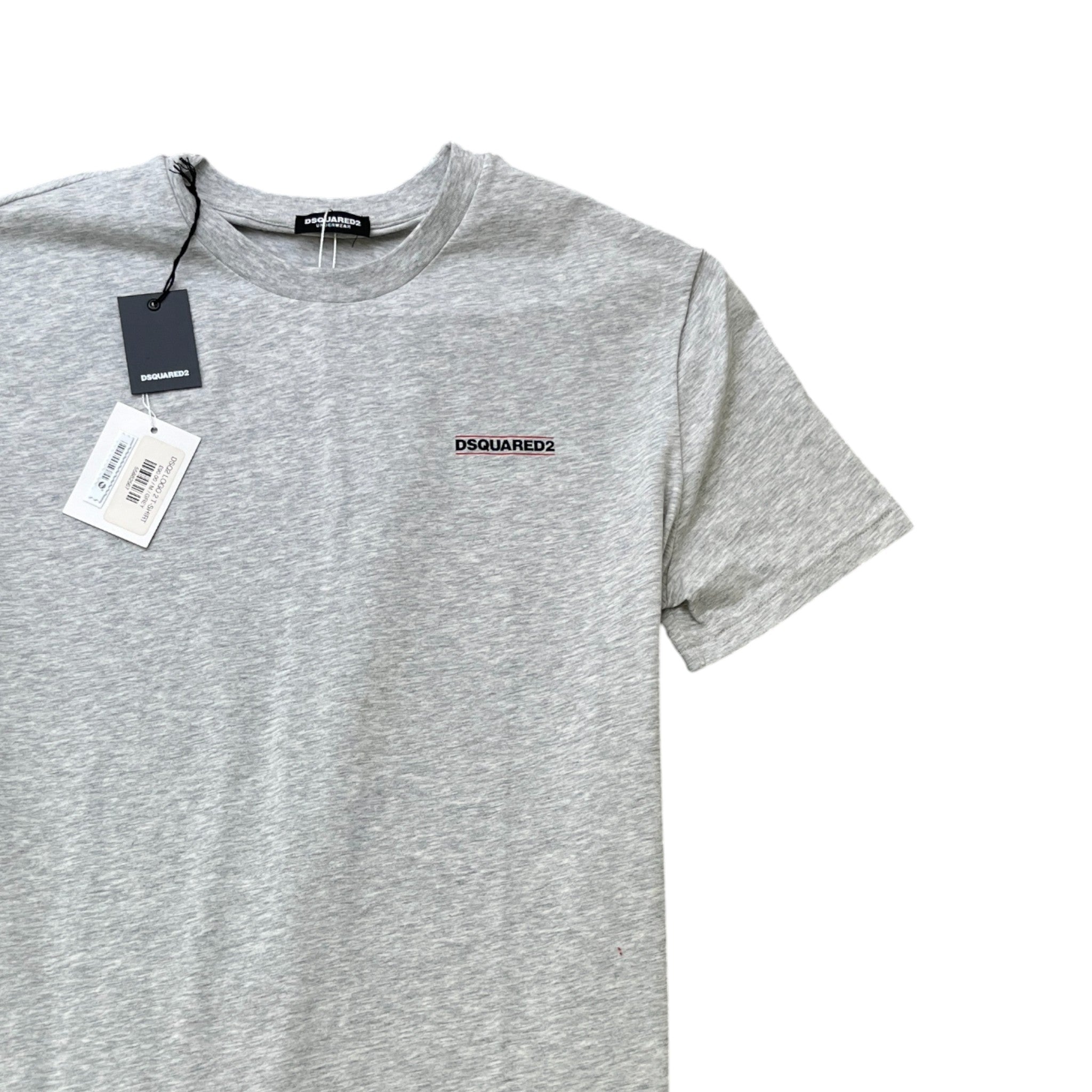 Men's Chest Logo T-Shirt Grey Size M