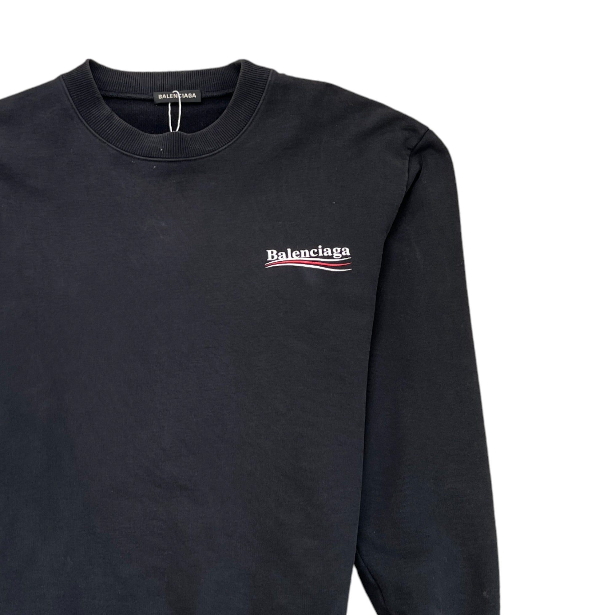 Men's Political Logo Sweatshirt Black Size M