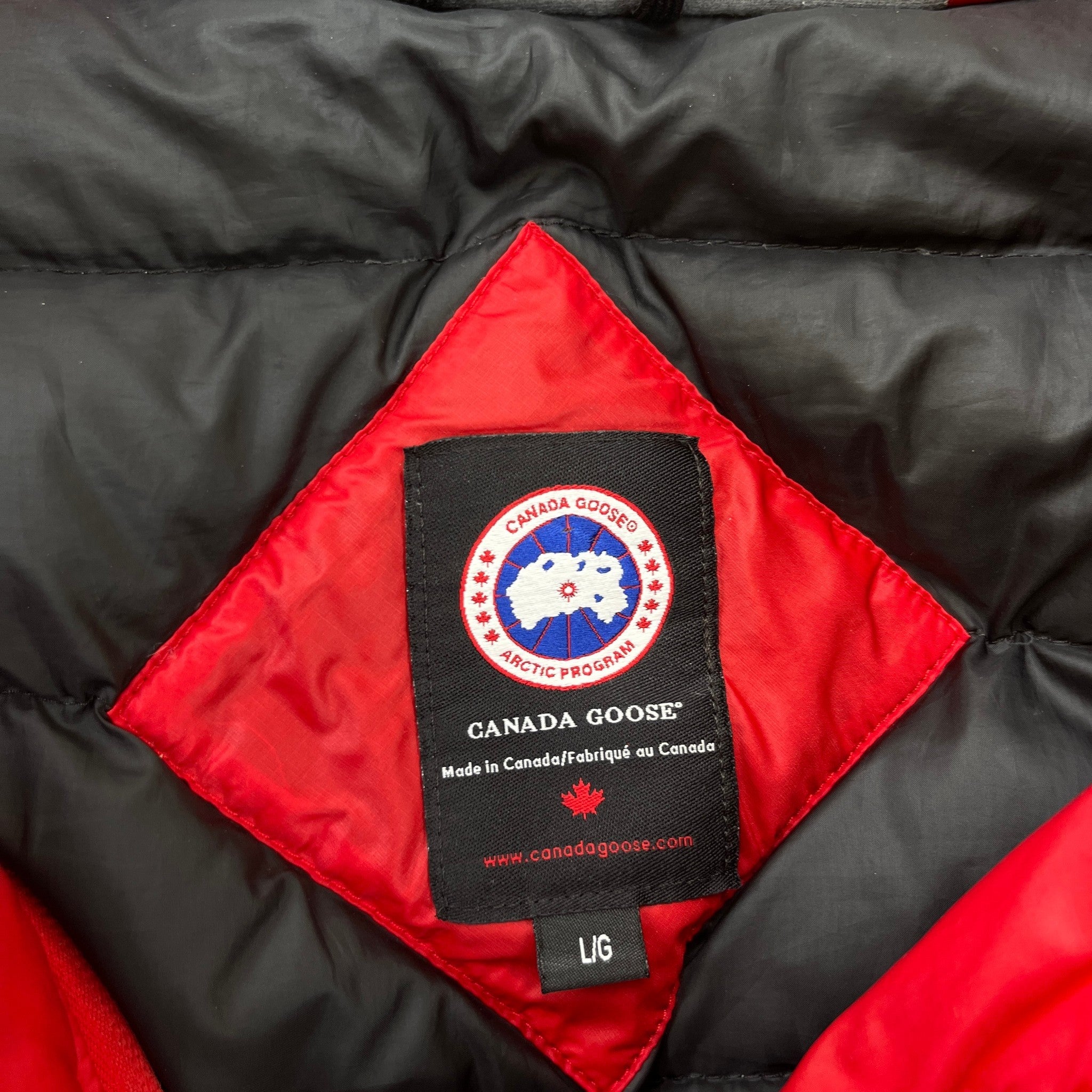 Men's Lodge Down Jacket Red Size L