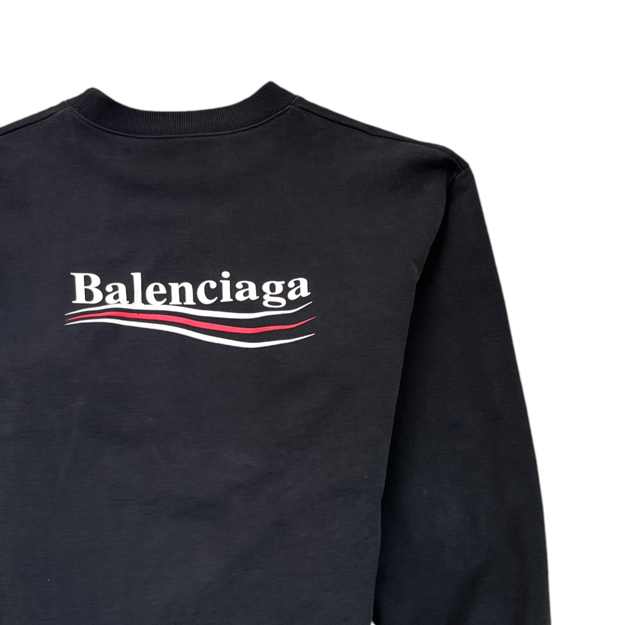 Men's Political Logo Sweatshirt Black Size M