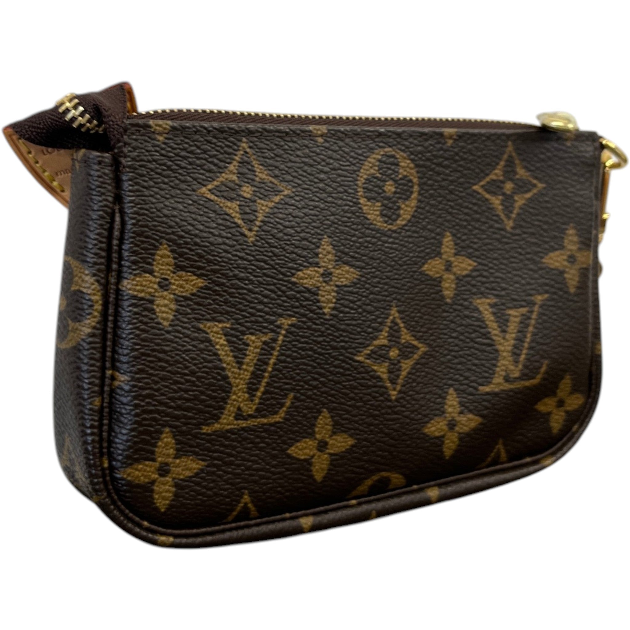 Women's Monogram Mini Pochette Accessoires Bag Brown