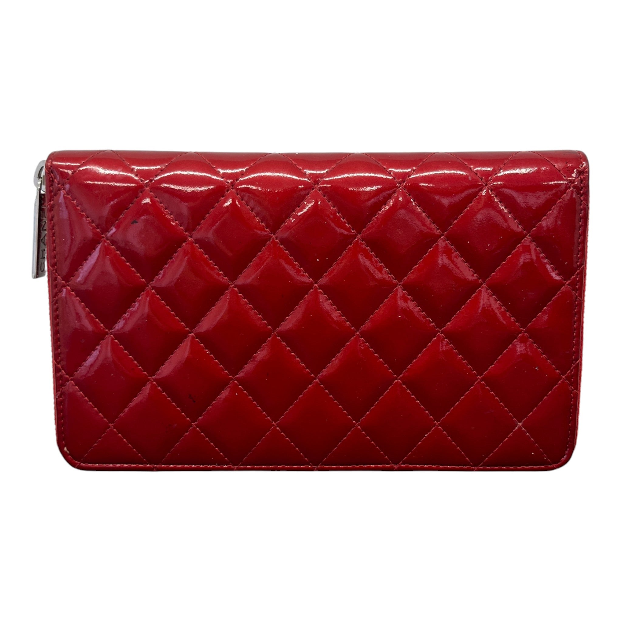 Women's Zip-Around Purse Red
