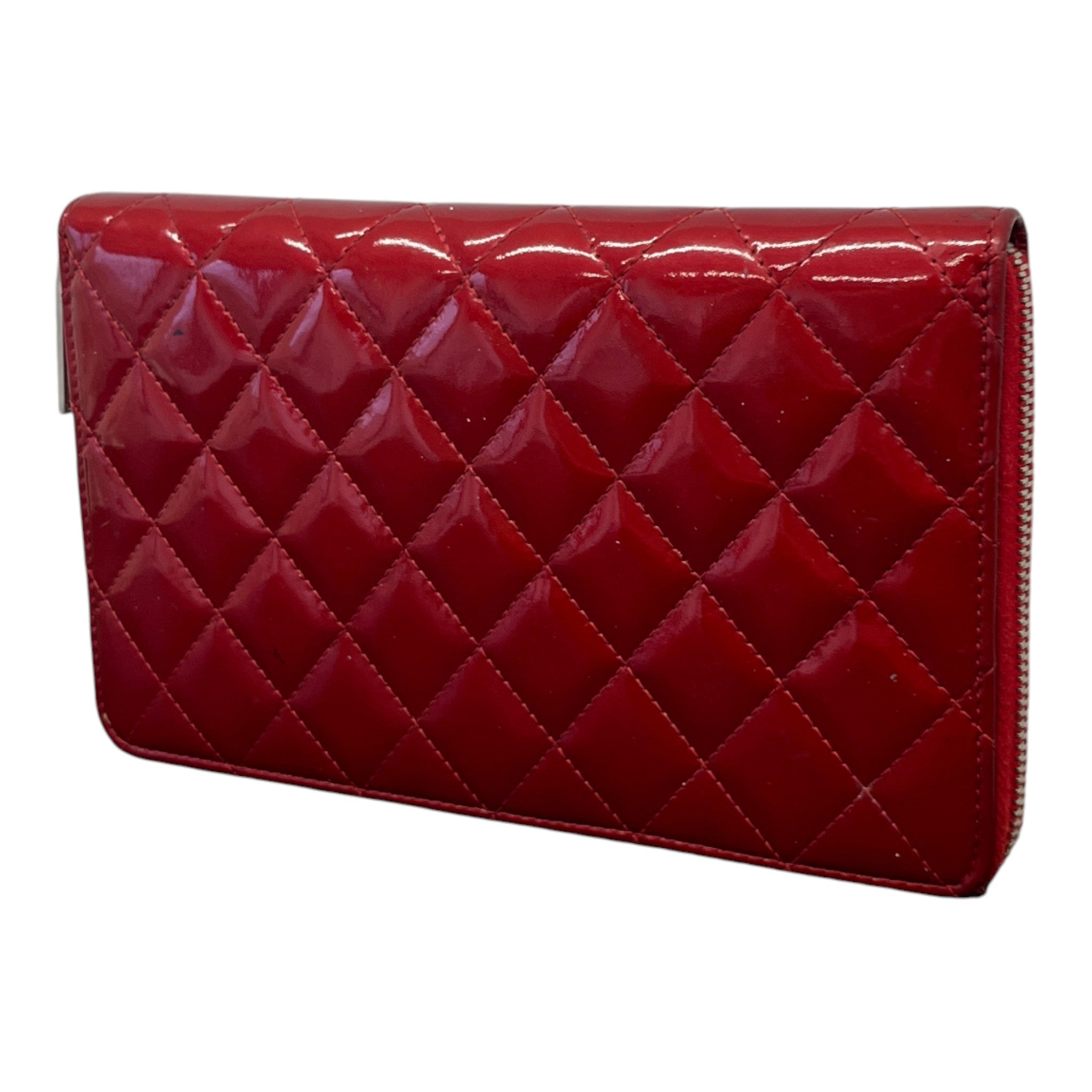 Women's Zip-Around Purse Red