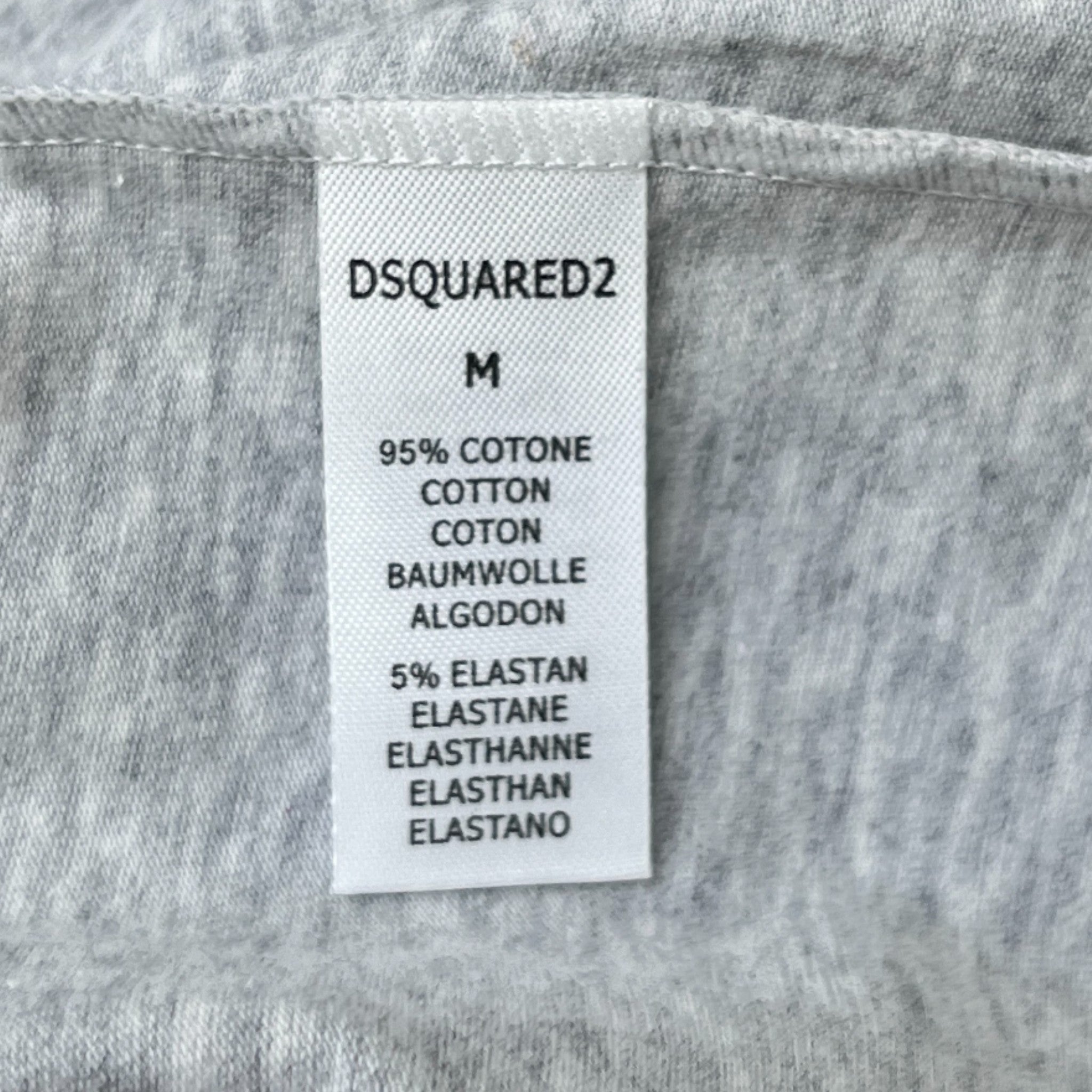 Men's Chest Logo T-Shirt Grey Size M