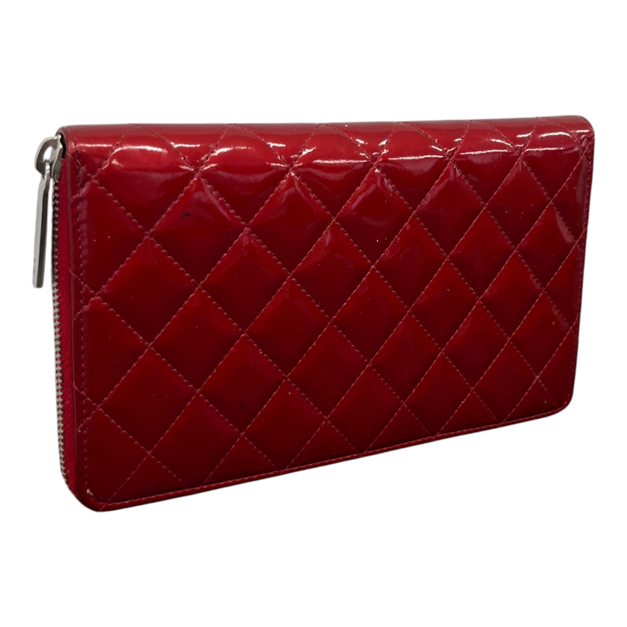 Women's Zip-Around Purse Red
