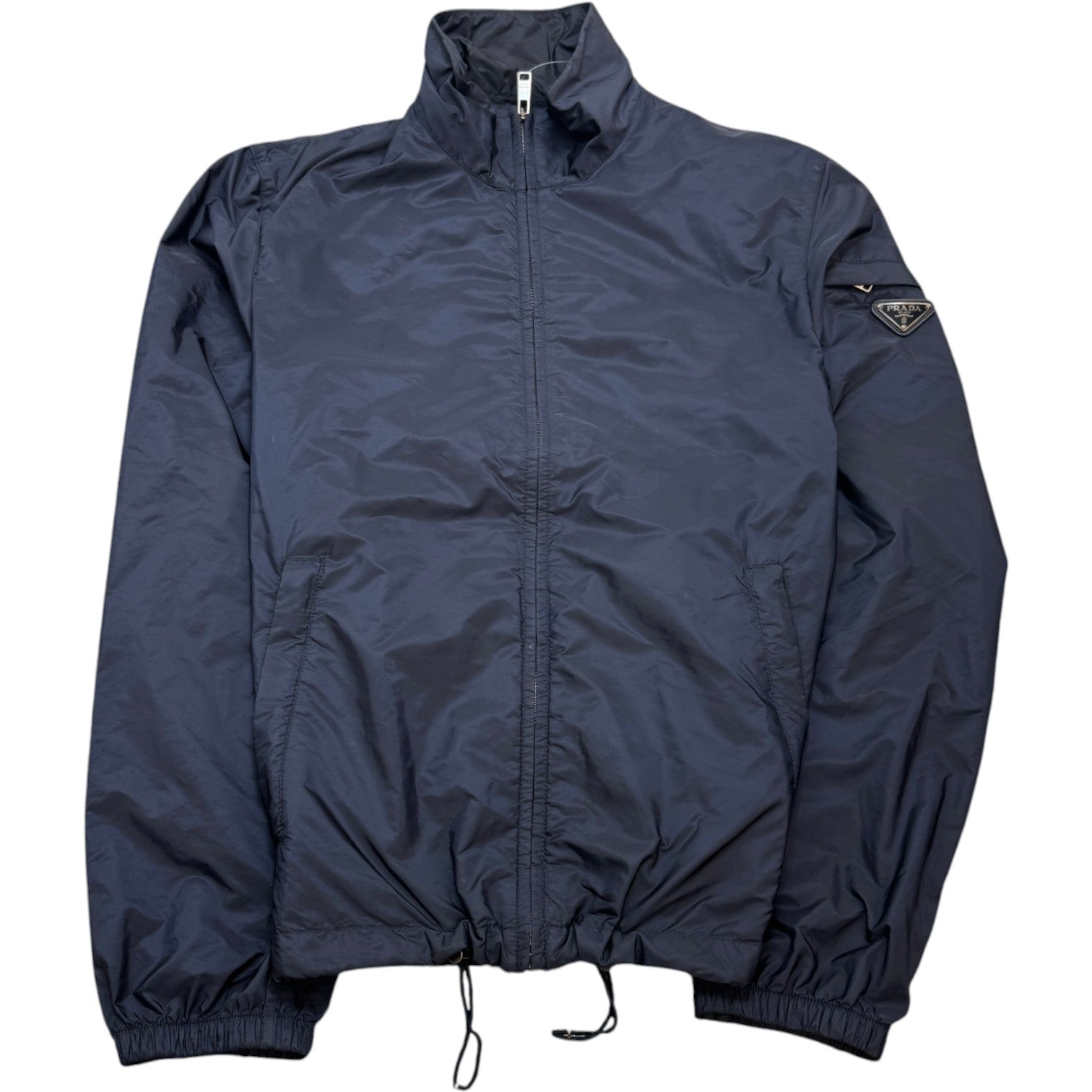 Men's Re-Nylon Plaque Logo Jacket Navy Size IT 48 / M