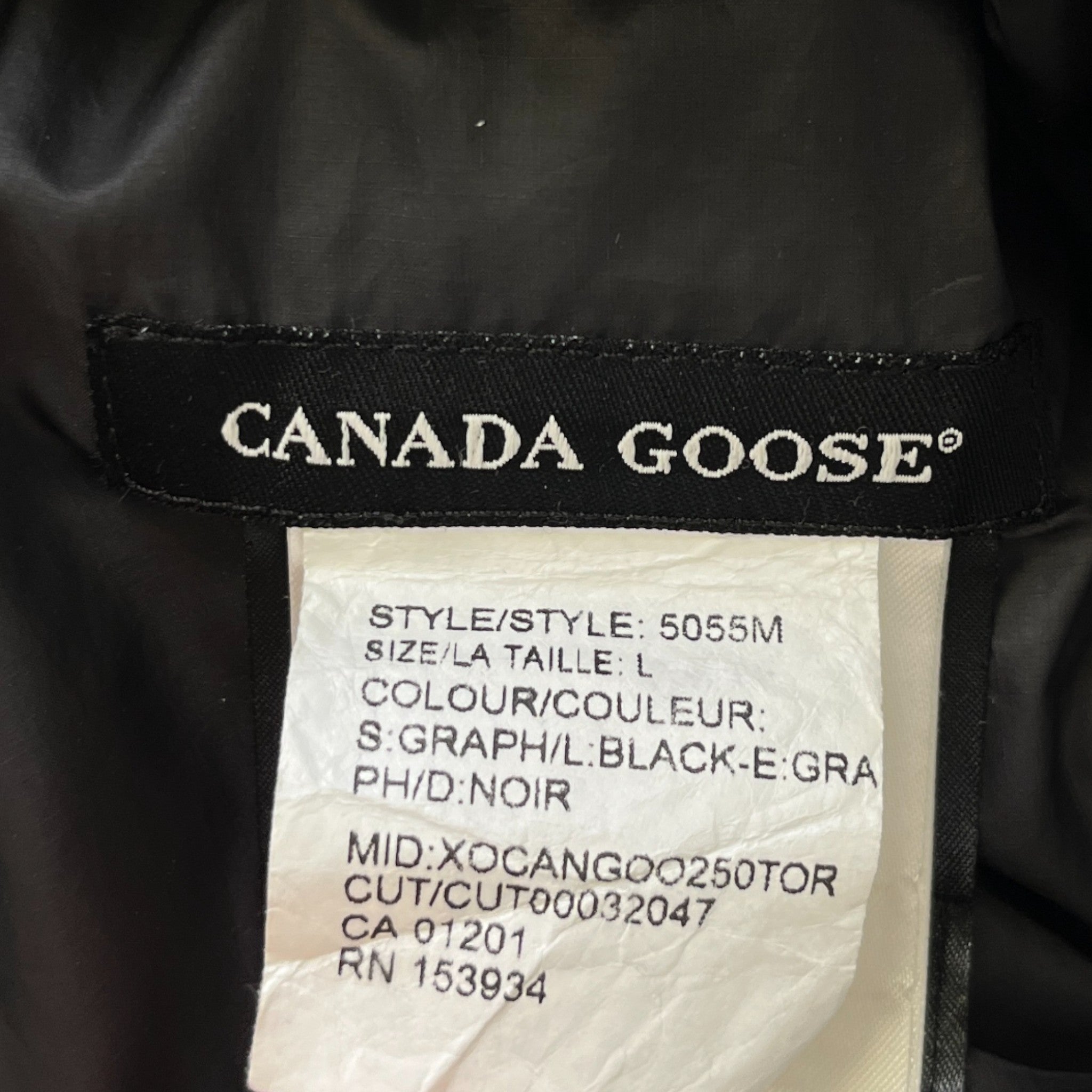 Men's Lodge Down Jacket Black Size L