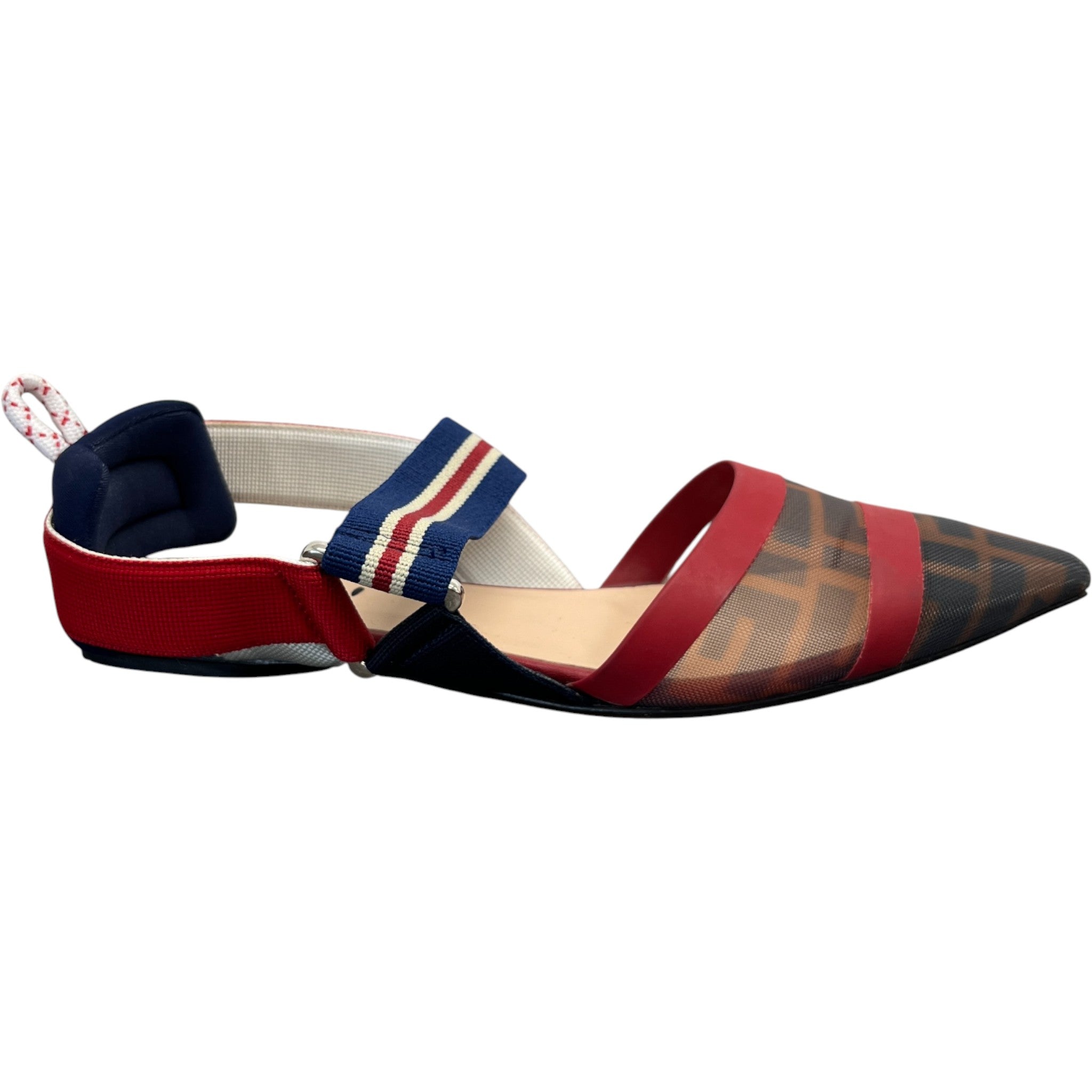 Women's Ff Colibri Slingback Sandals Brown Size EU 36 / UK 3