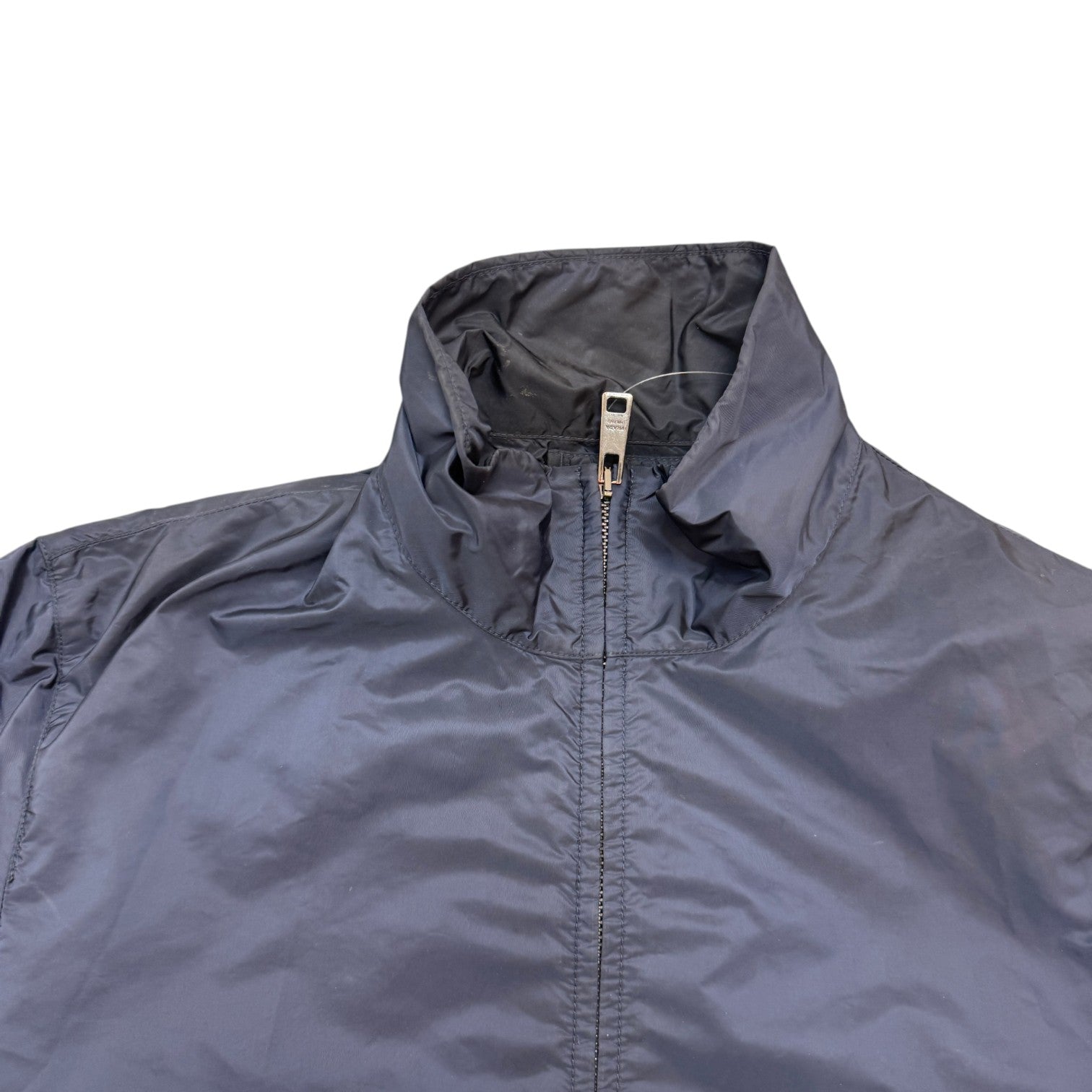 Men's Re-Nylon Plaque Logo Jacket Navy Size IT 48 / M