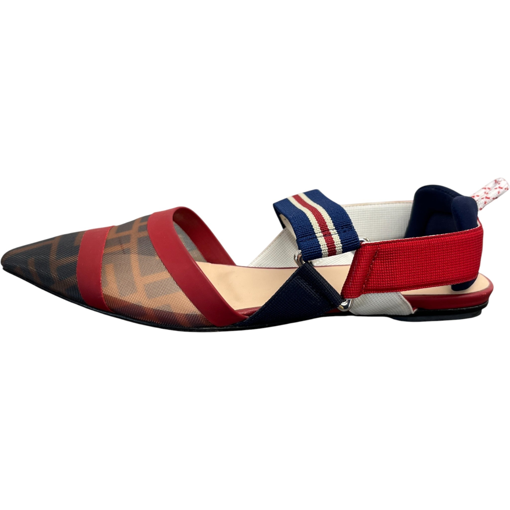 Women's Ff Colibri Slingback Sandals Brown Size EU 36 / UK 3