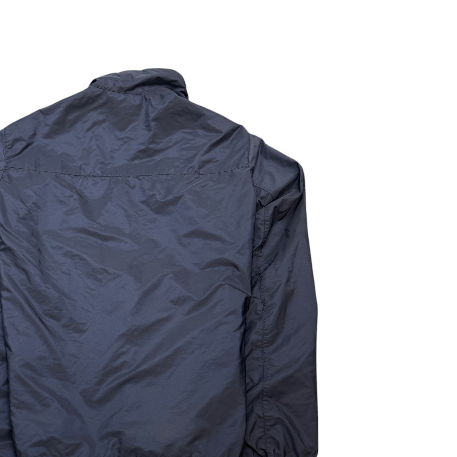 Men's Re-Nylon Plaque Logo Jacket Navy Size IT 48 / M