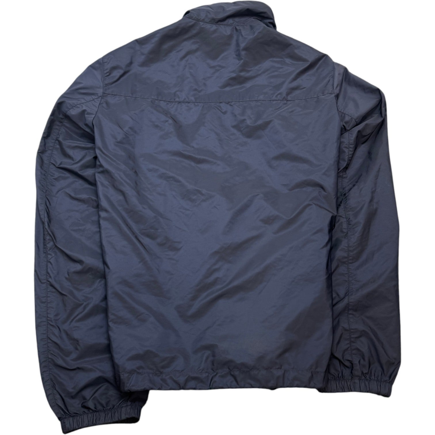 Men's Re-Nylon Plaque Logo Jacket Navy Size IT 48 / M