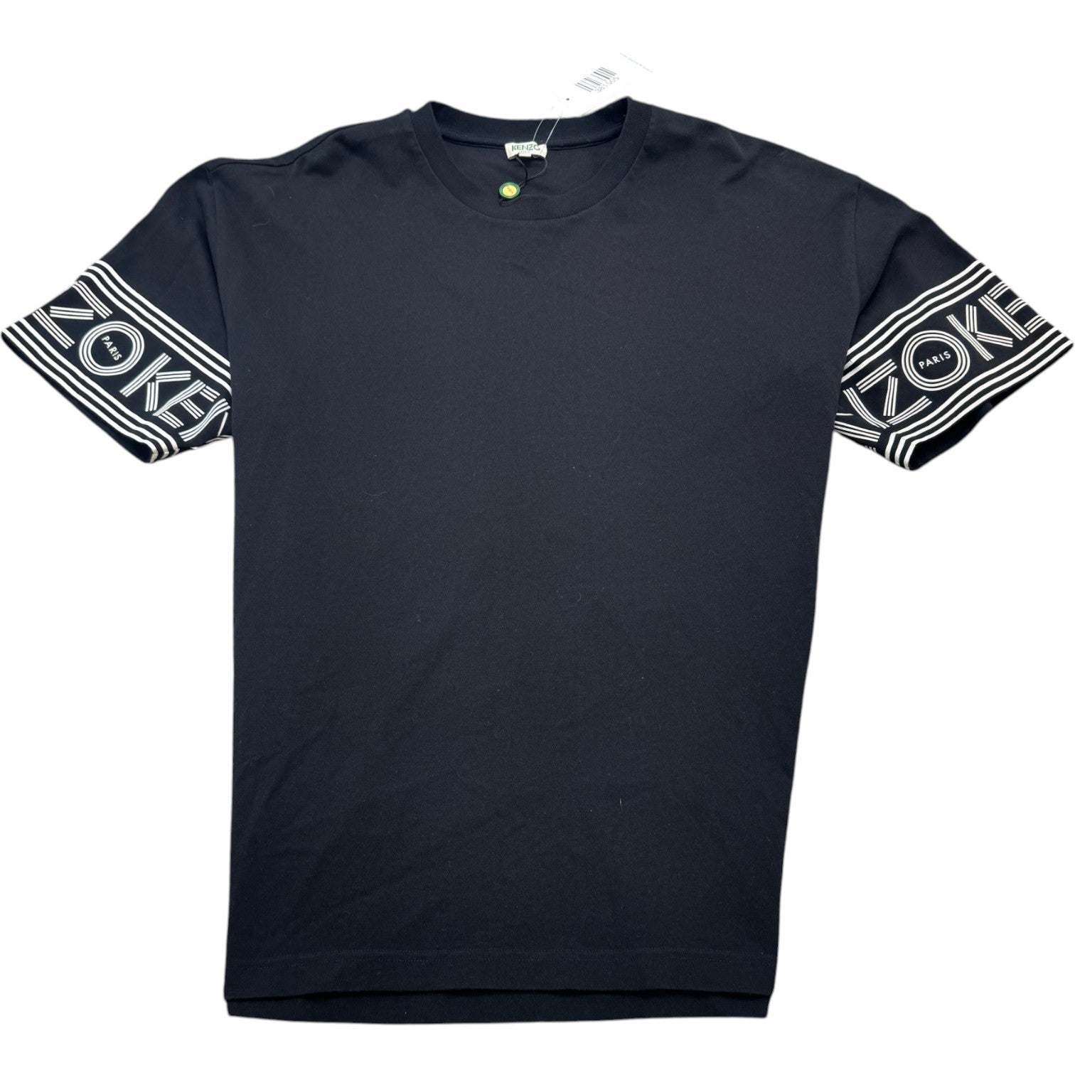 Men's Tape Logo T-Shirt Black Size XL