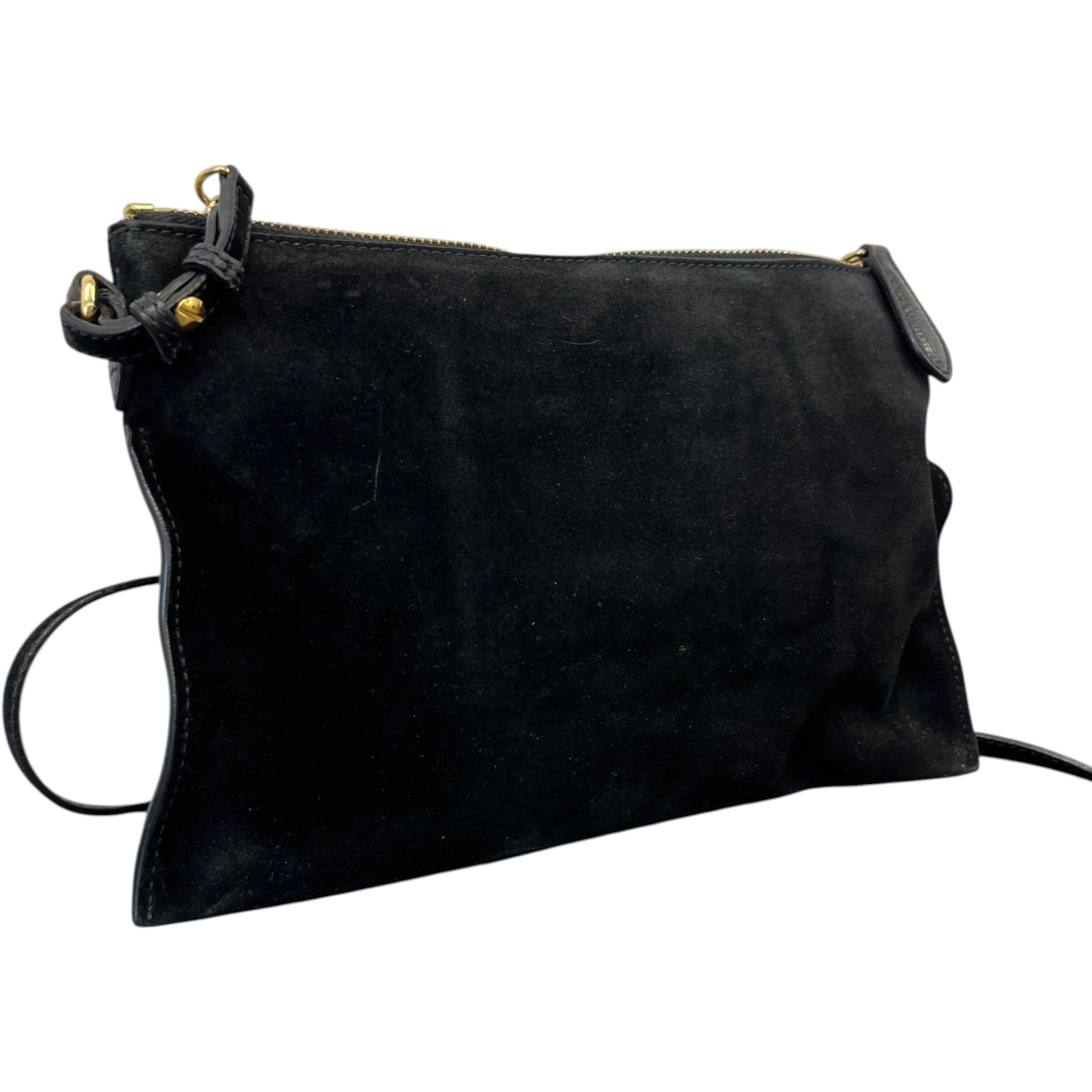 Women's Buckle Crossbody Bag Black