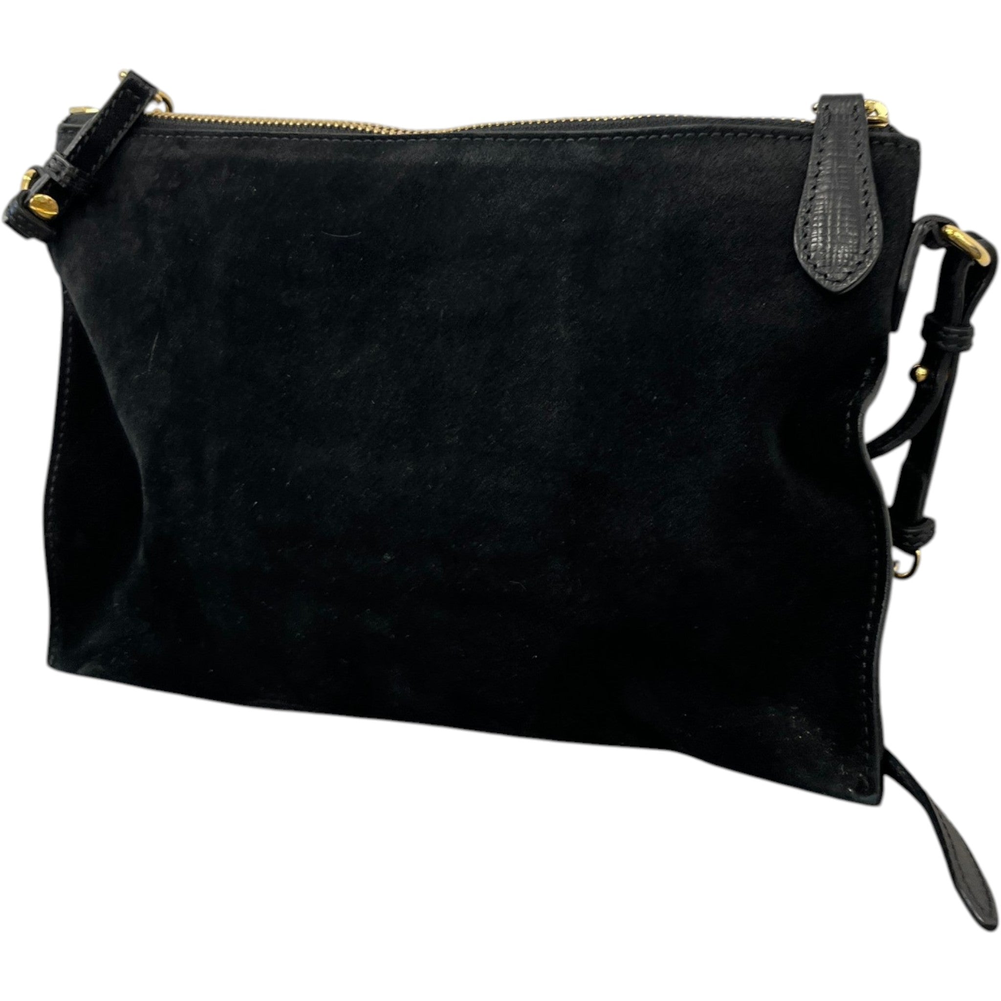 Women's Buckle Crossbody Bag Black