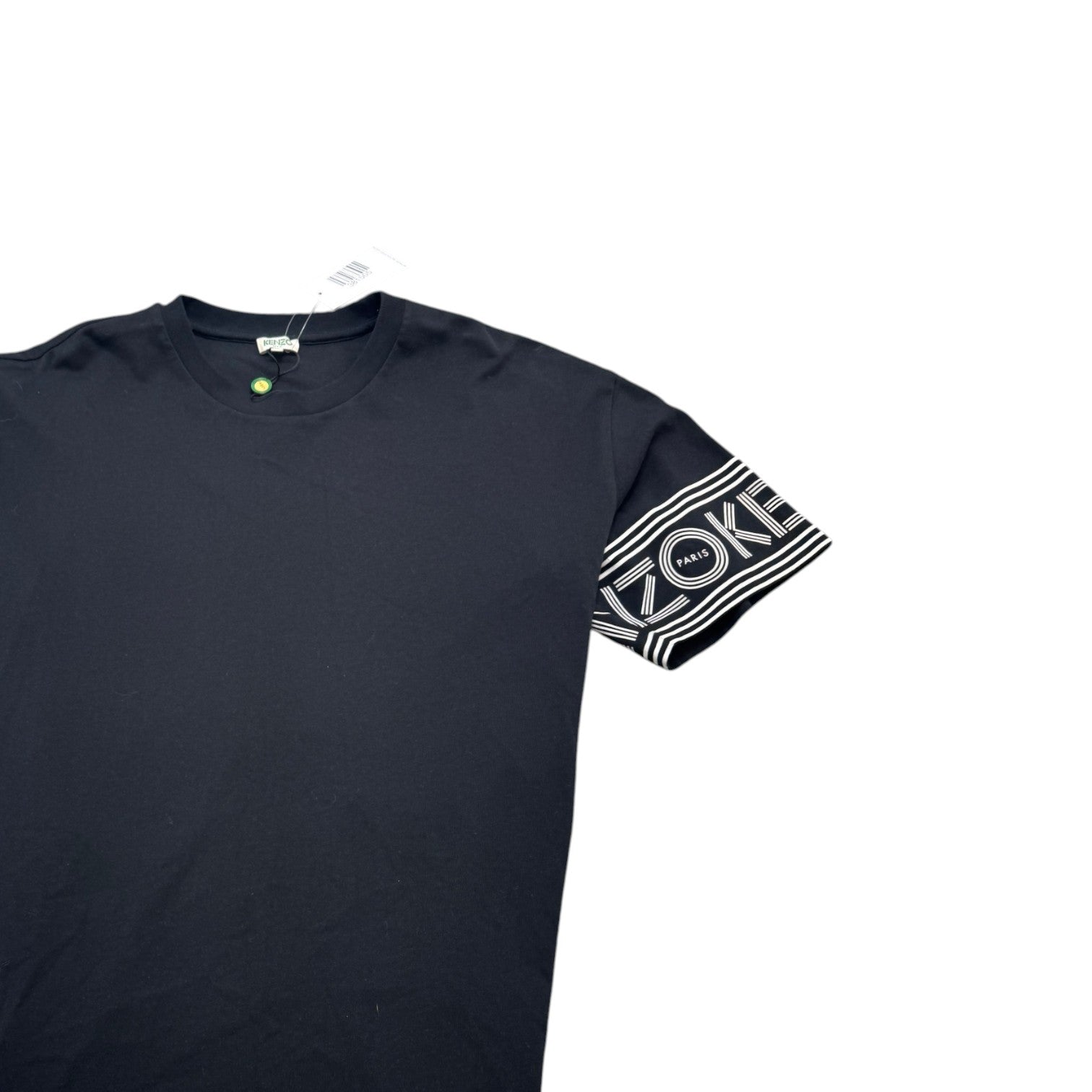 Men's Tape Logo T-Shirt Black Size XL