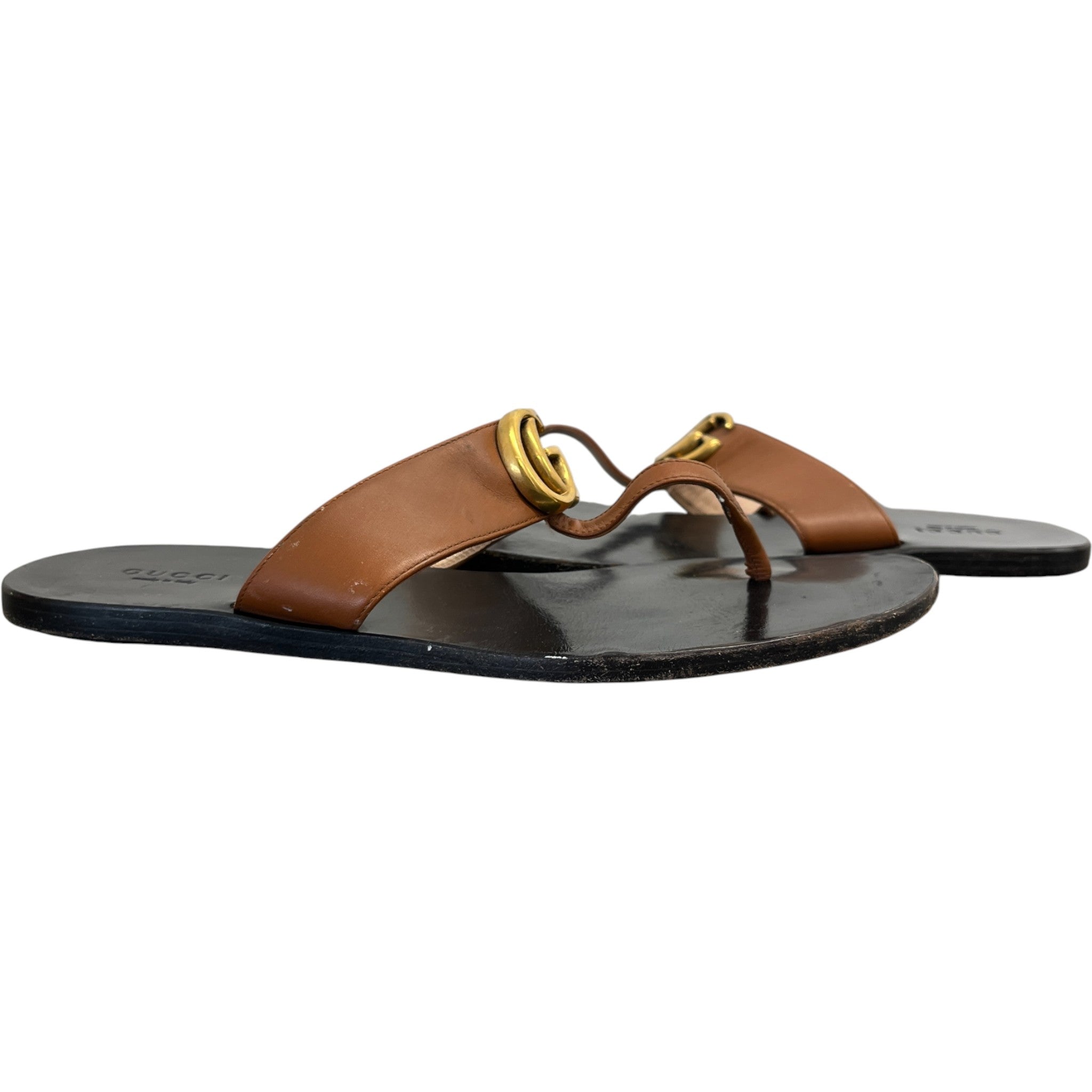 Women's Gg Thong Sandals Brown Size EU 38.5 / UK 5.5