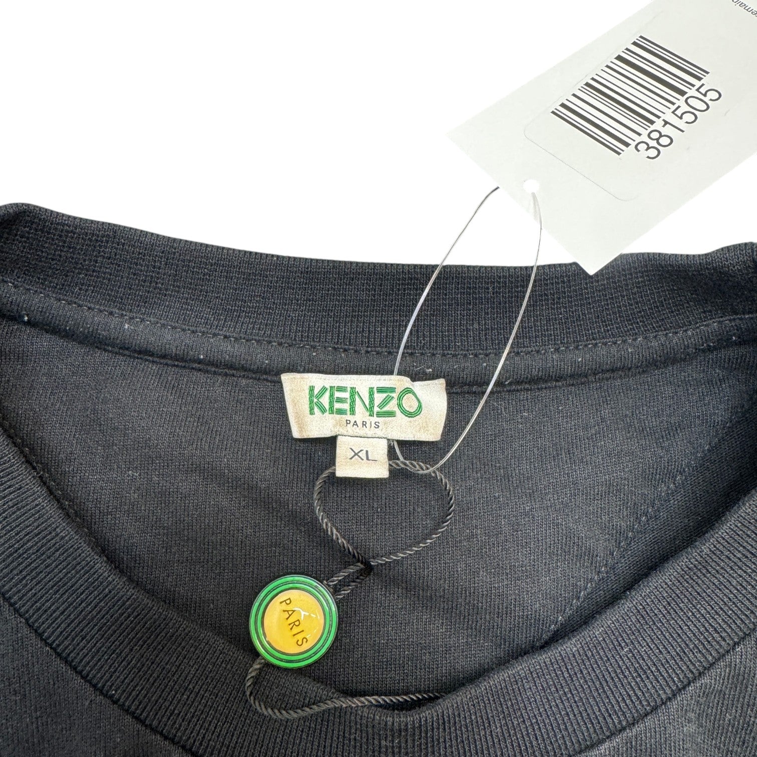 Men's Tape Logo T-Shirt Black Size XL
