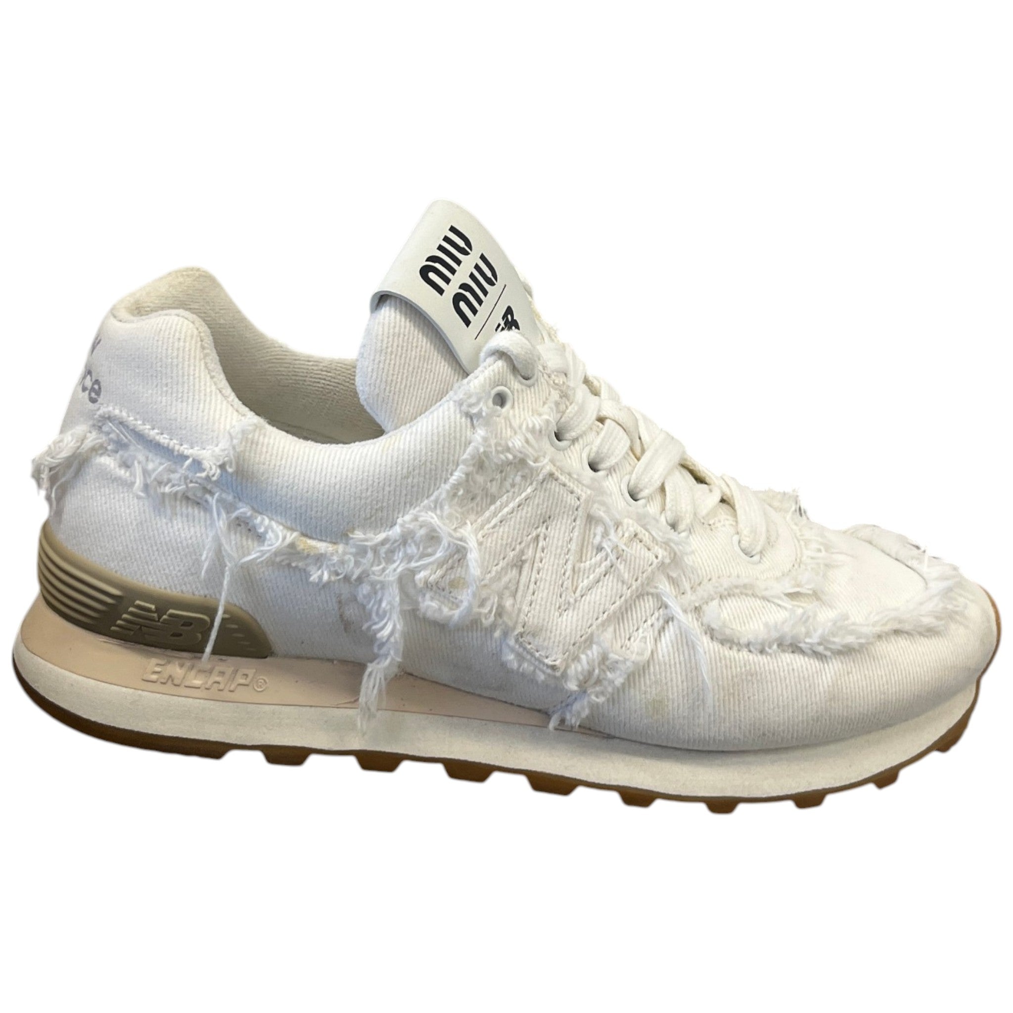 Women's X New Balance Low Trainers White Size EU 38 / UK 5