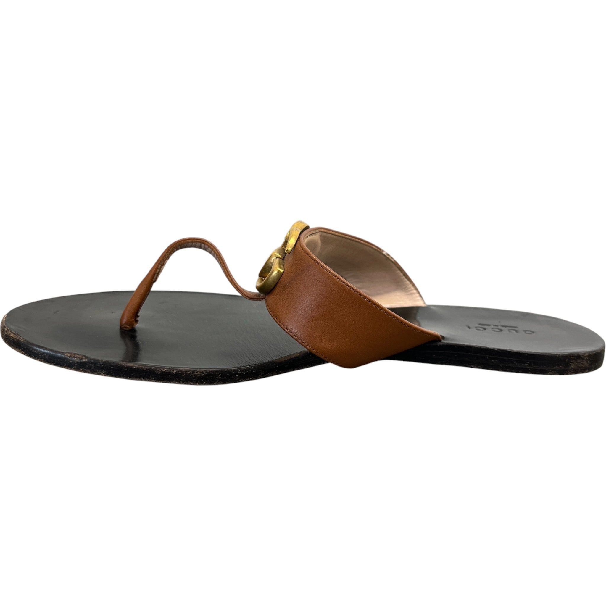 Women's Gg Thong Sandals Brown Size EU 38.5 / UK 5.5