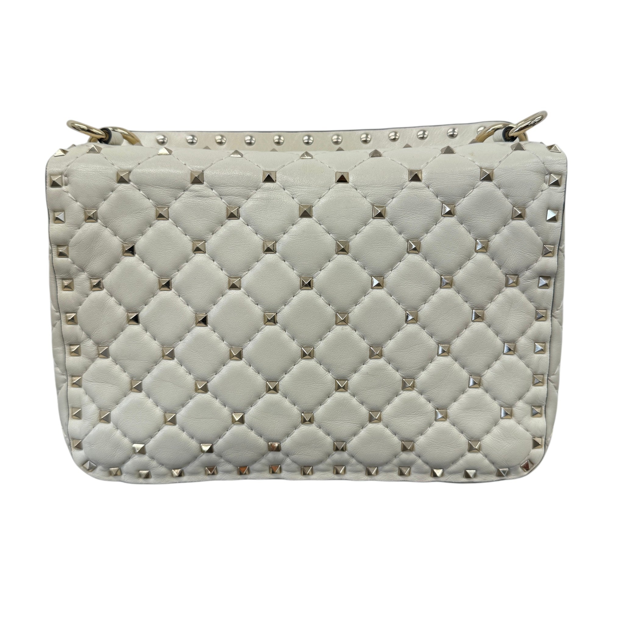 Women's Rockstud Handbag White