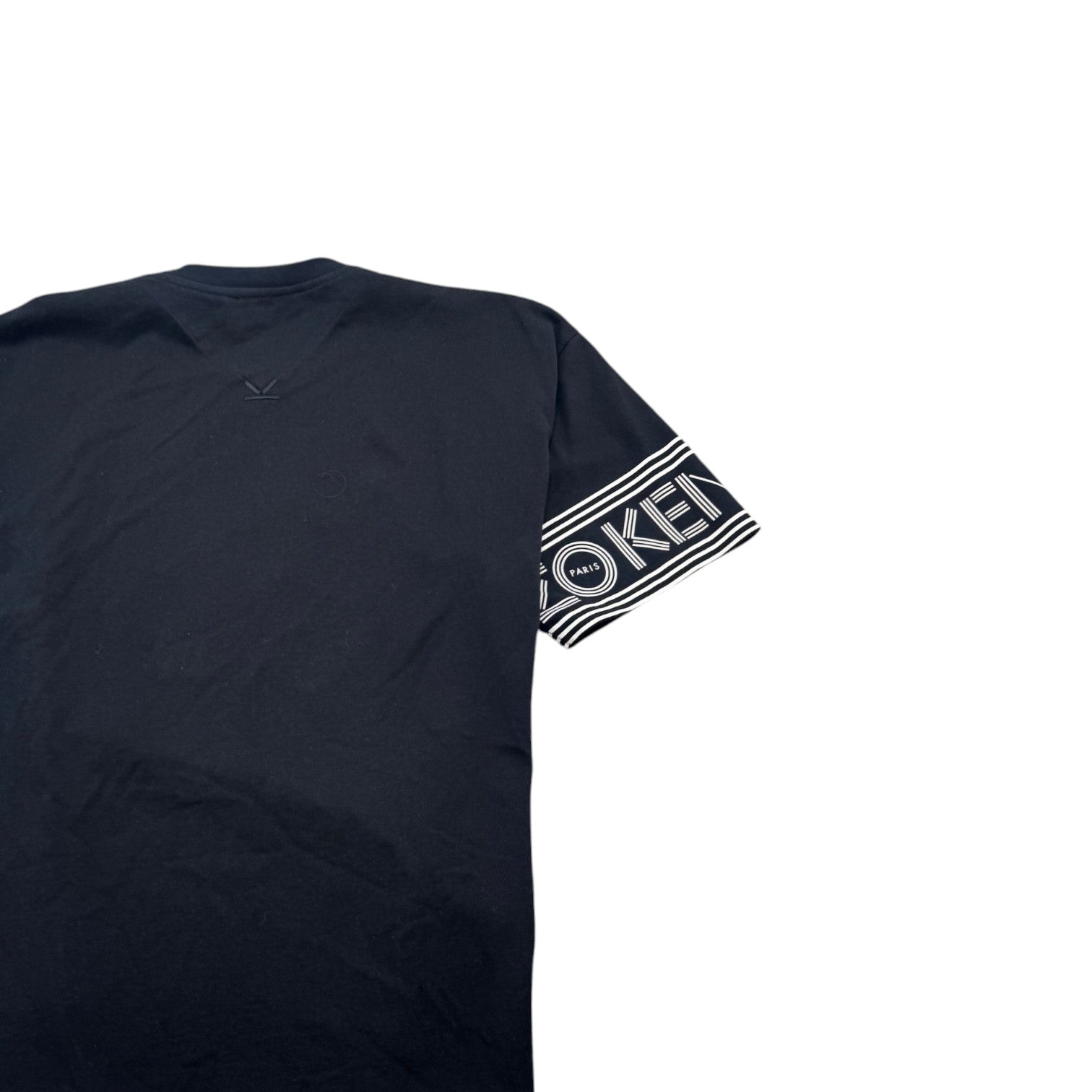 Men's Tape Logo T-Shirt Black Size XL