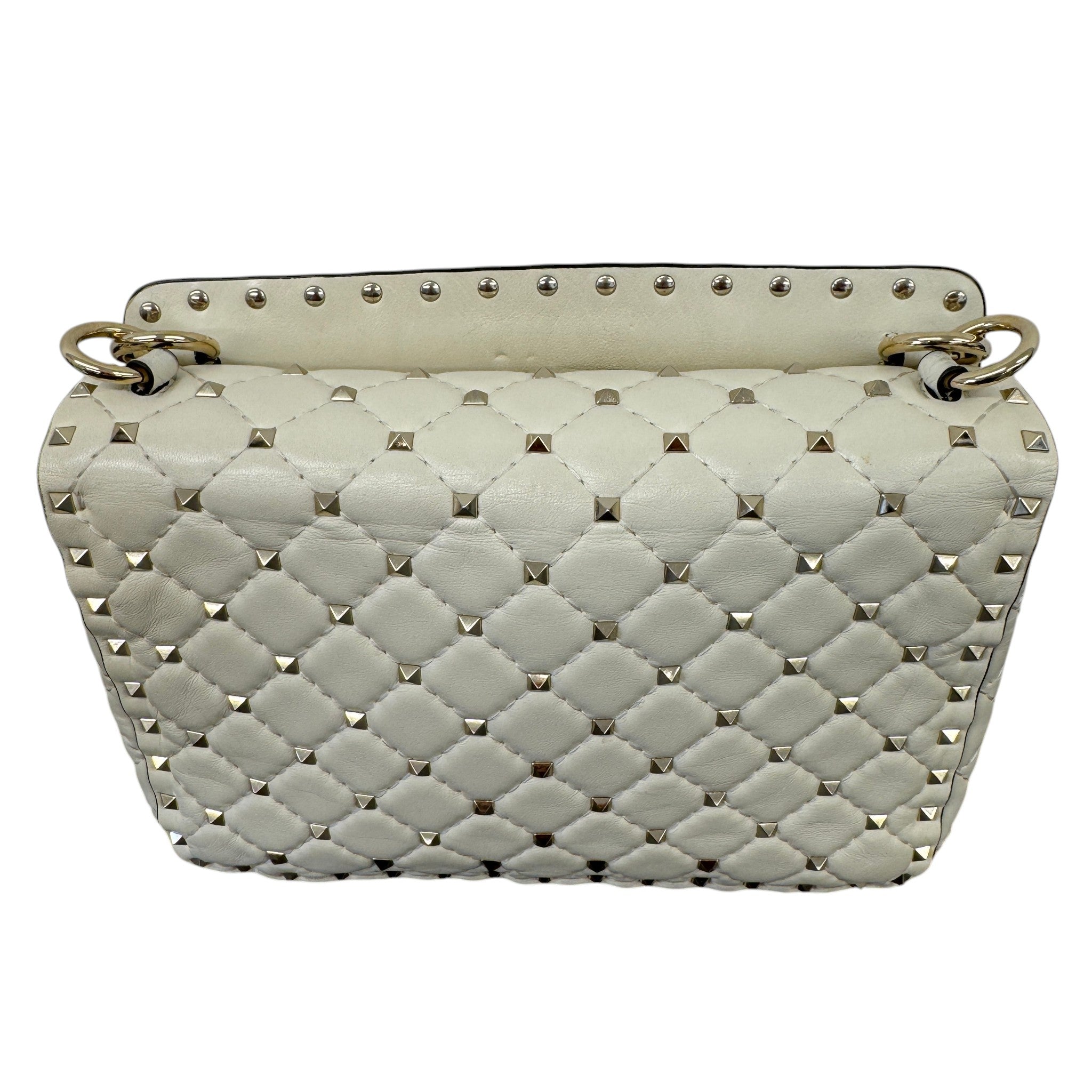 Women's Rockstud Handbag White