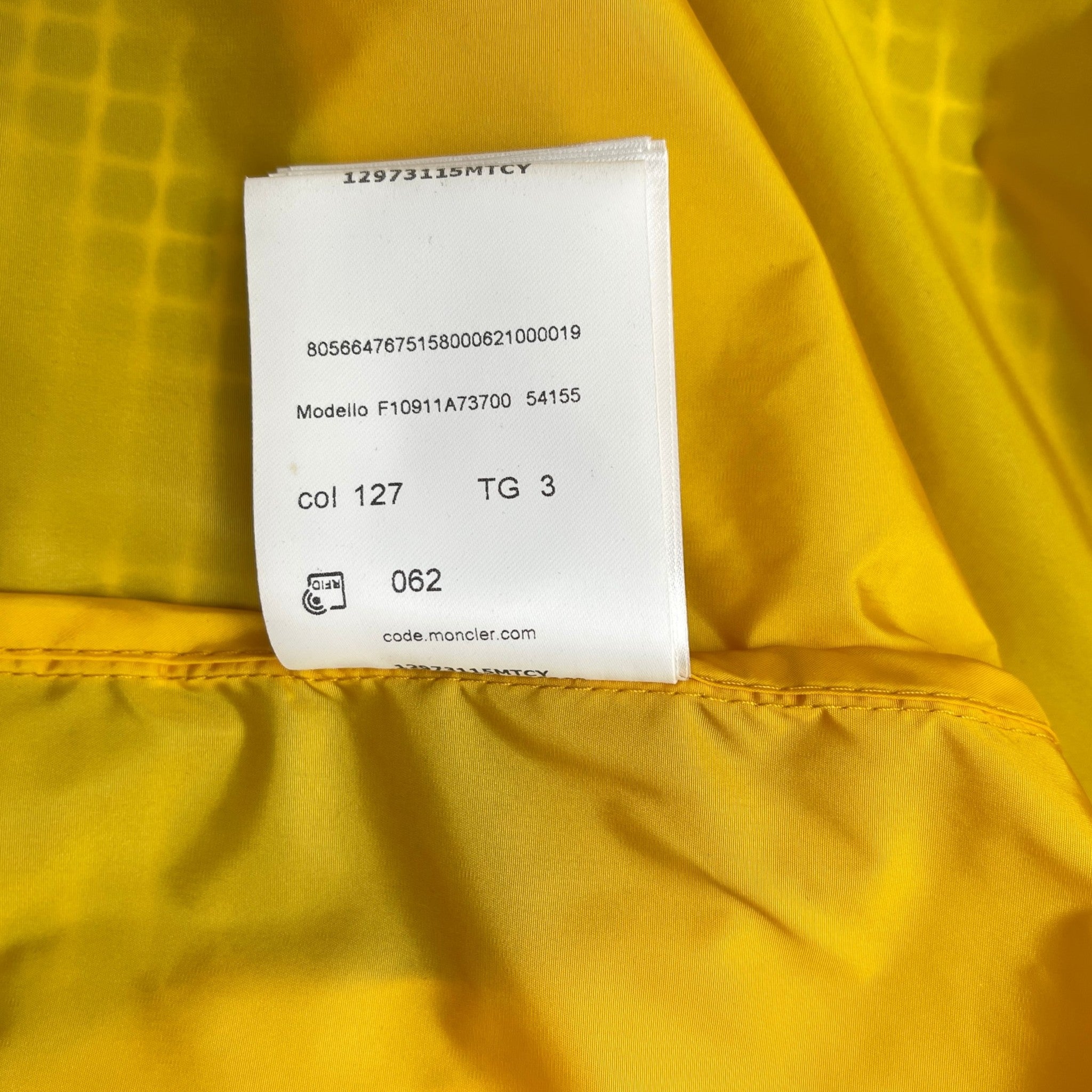 Men's Grimpeurs Windbreaker Yellow Size 3 / L