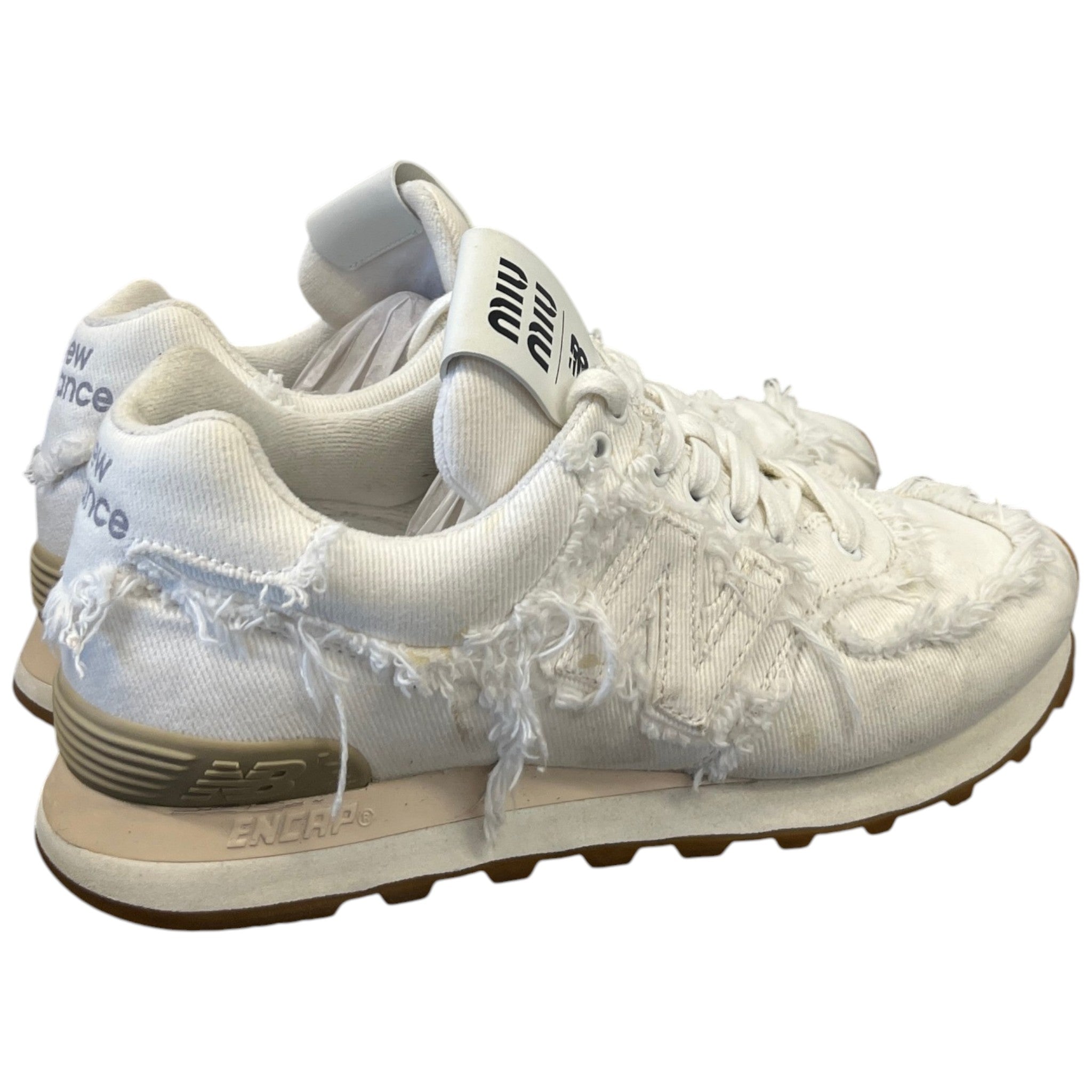 Women's X New Balance Low Trainers White Size EU 38 / UK 5