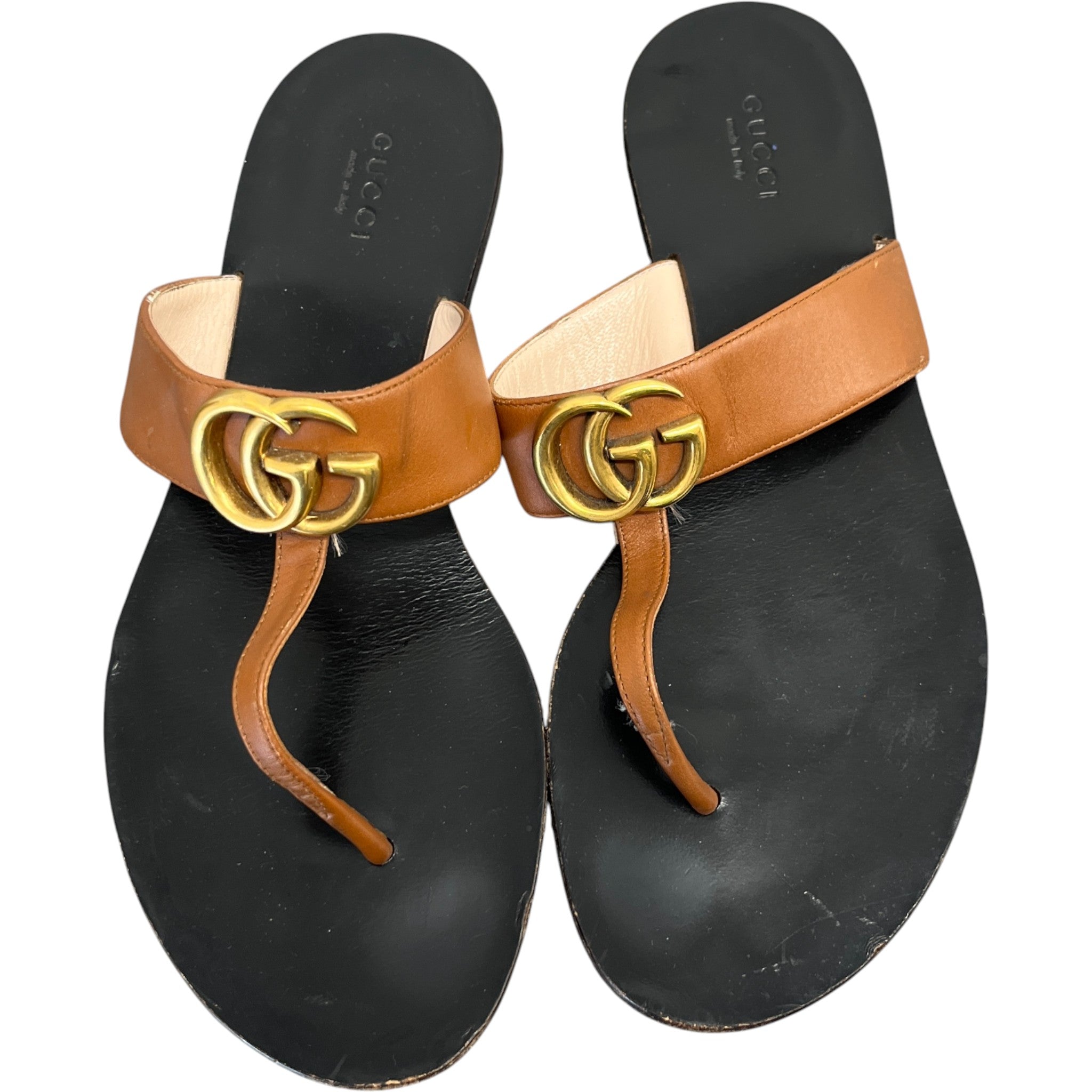 Women's Gg Thong Sandals Brown Size EU 38.5 / UK 5.5