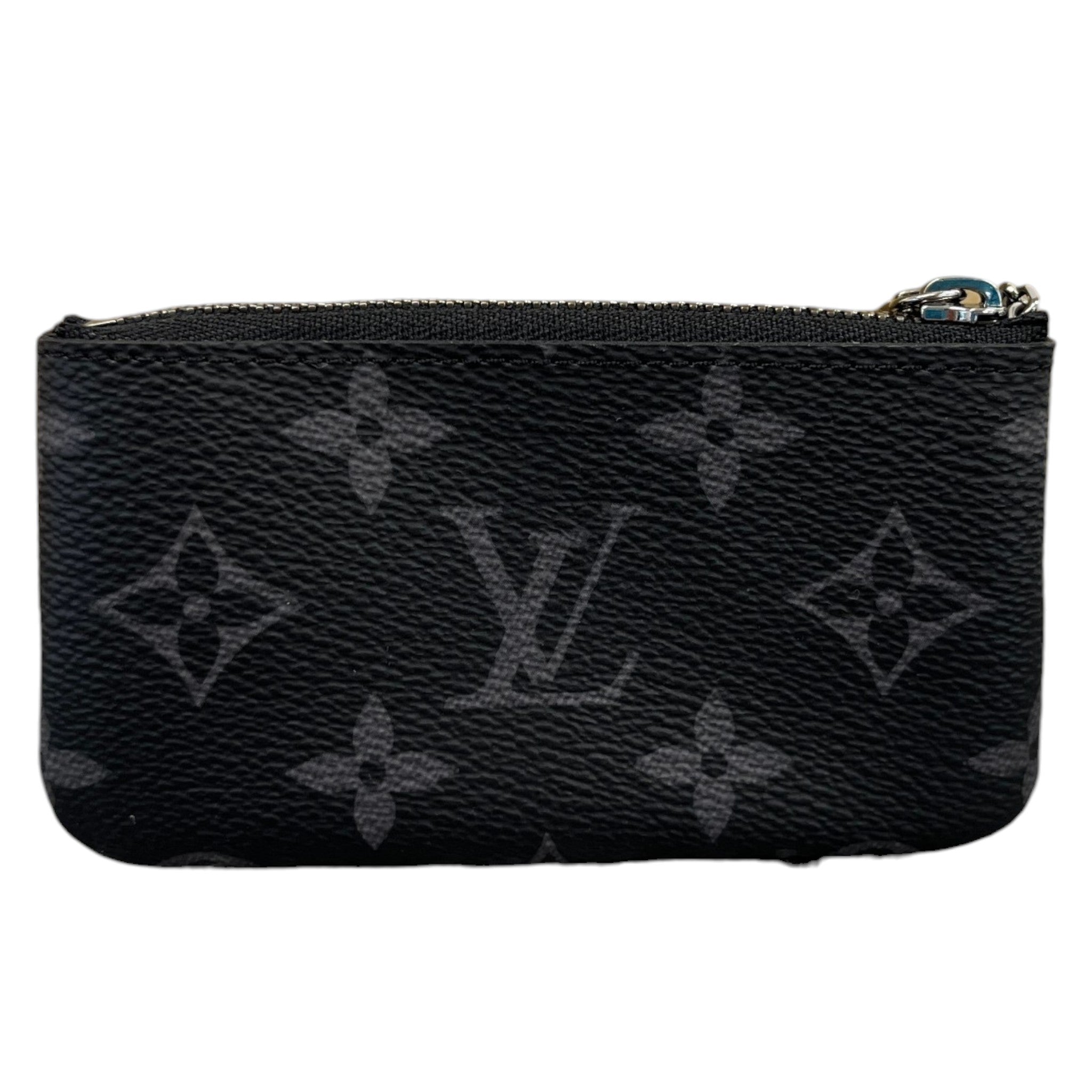 Monogram Eclipse Key Pouch Keyring Grey