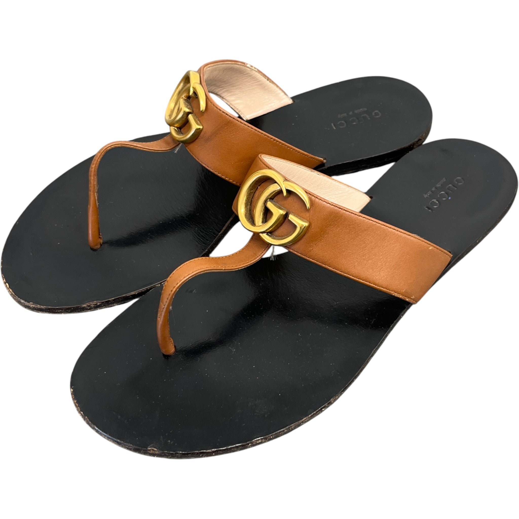 Women's Gg Thong Sandals Brown Size EU 38.5 / UK 5.5