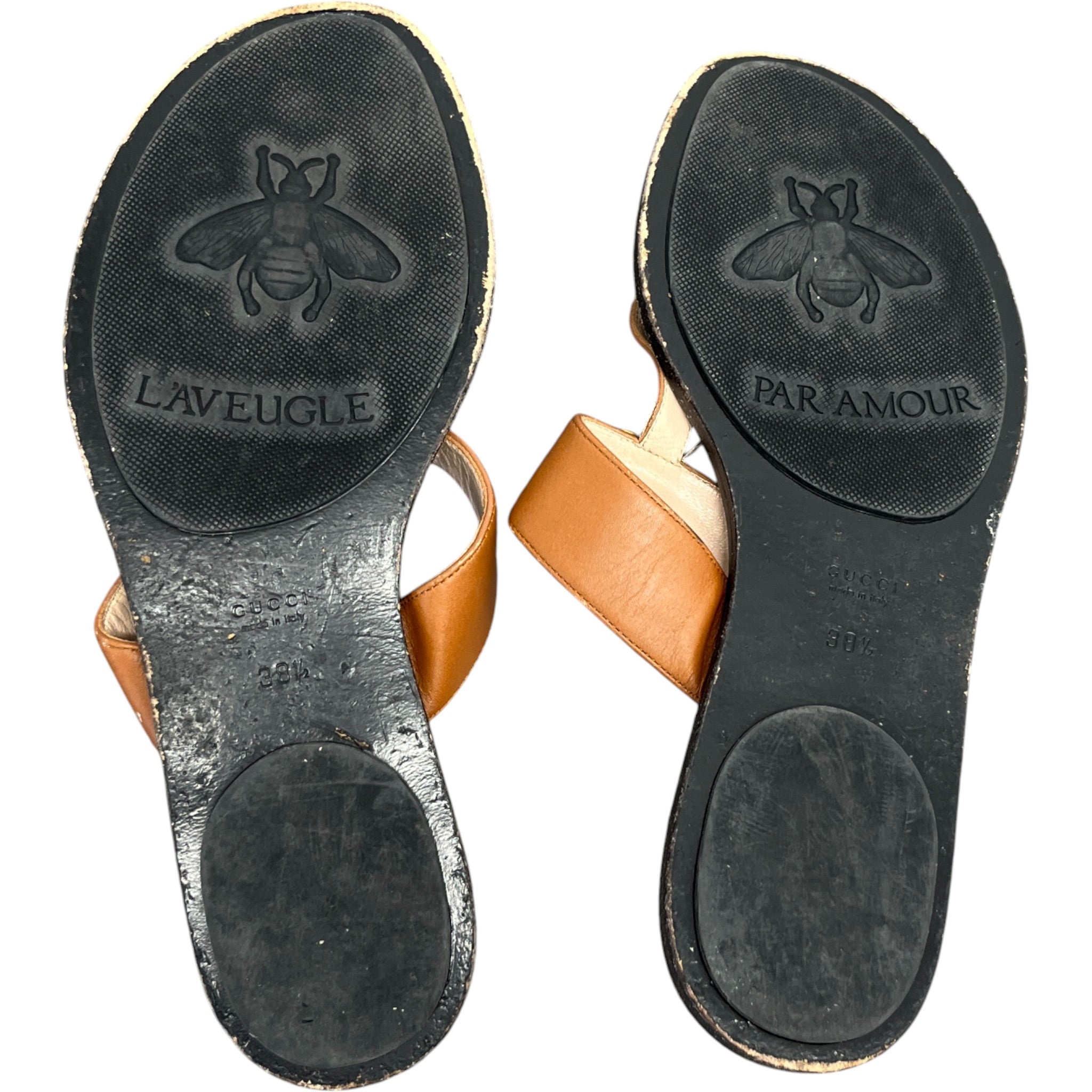 Women's Gg Thong Sandals Brown Size EU 38.5 / UK 5.5