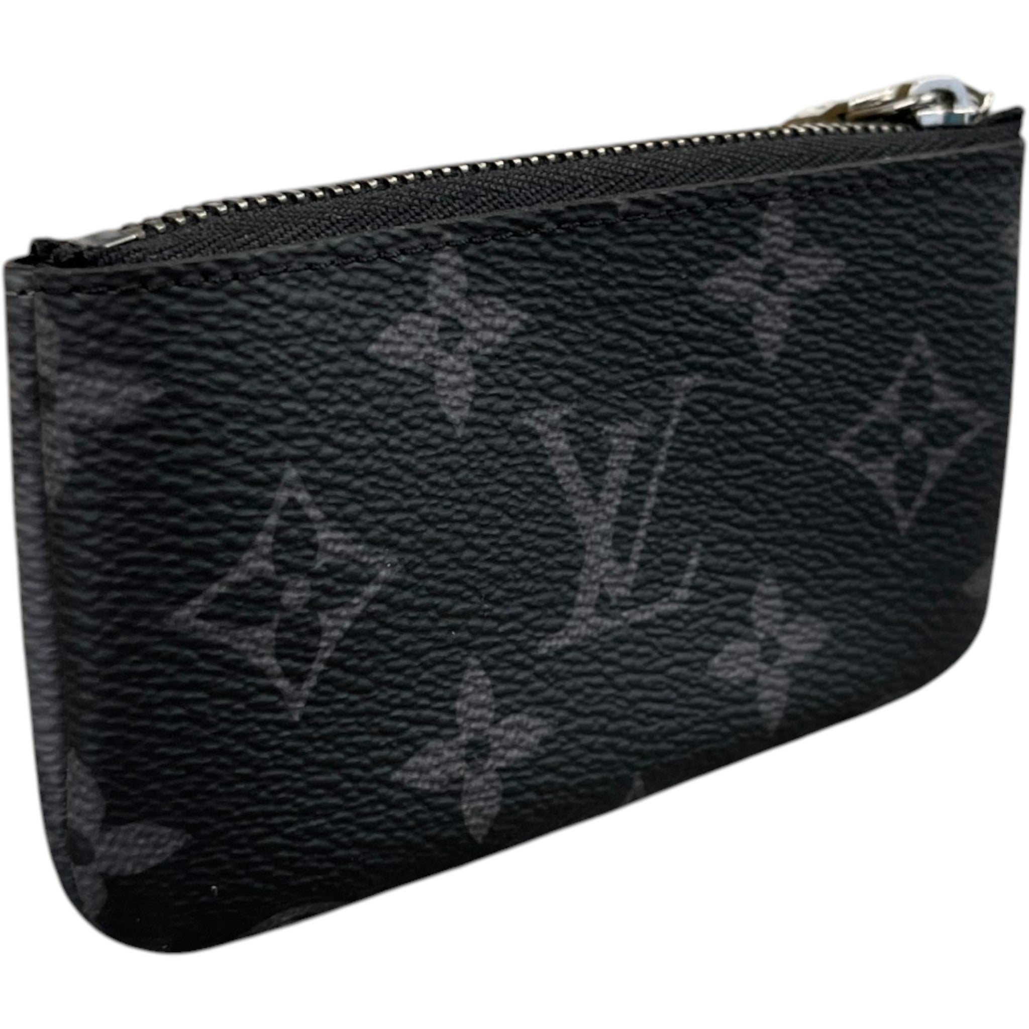 Monogram Eclipse Key Pouch Keyring Grey